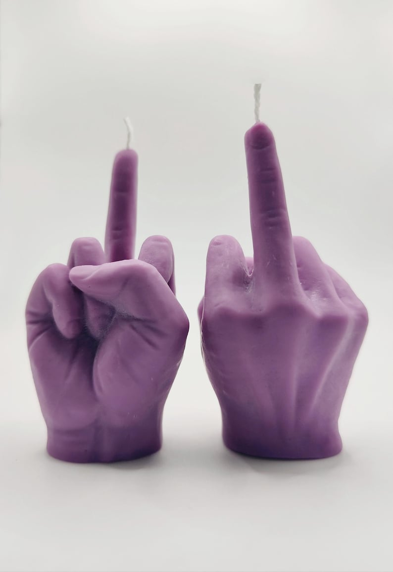 Middle Finger Candle-Funny Gift
