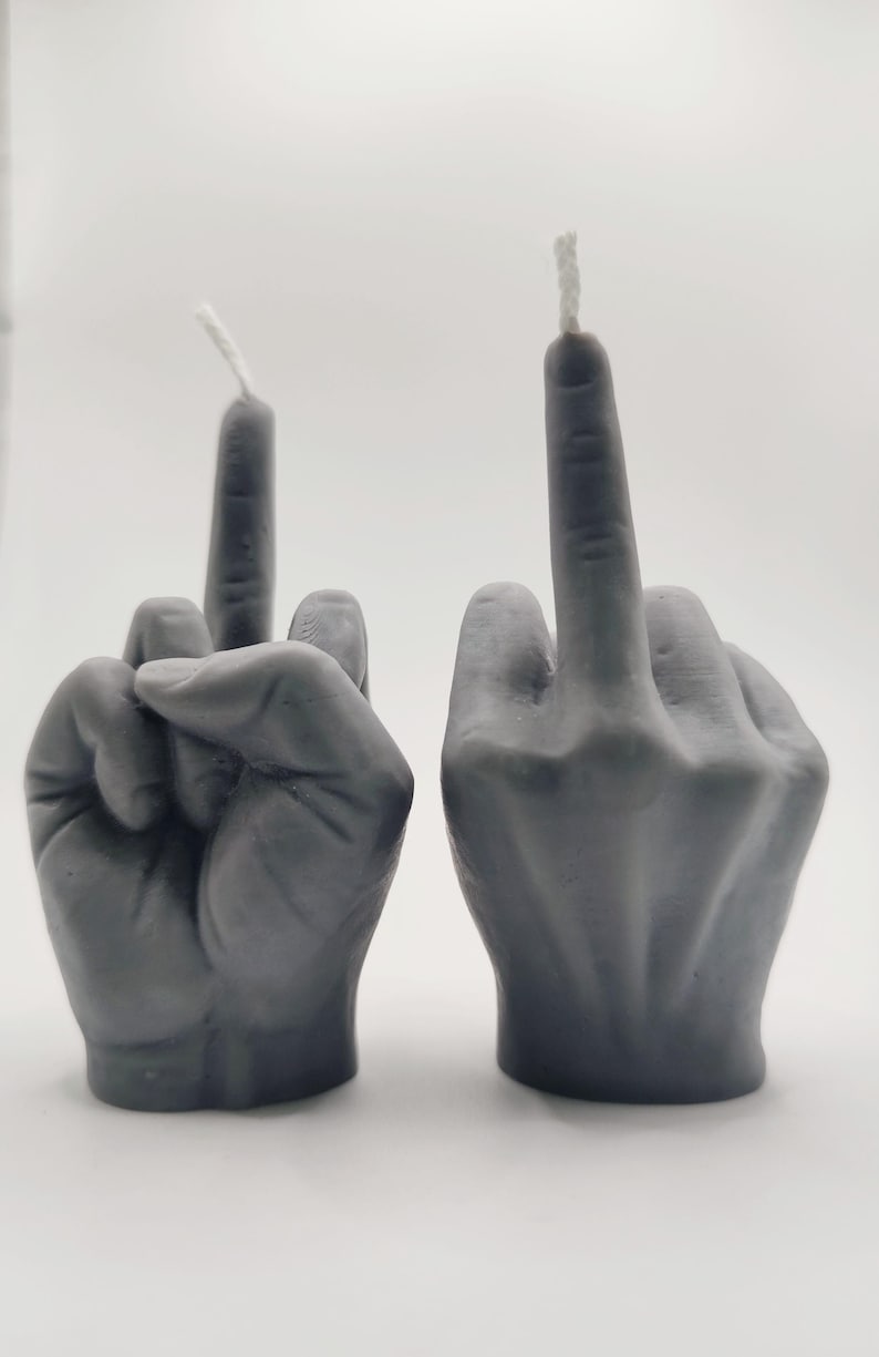 Middle Finger Candle-Funny Gift