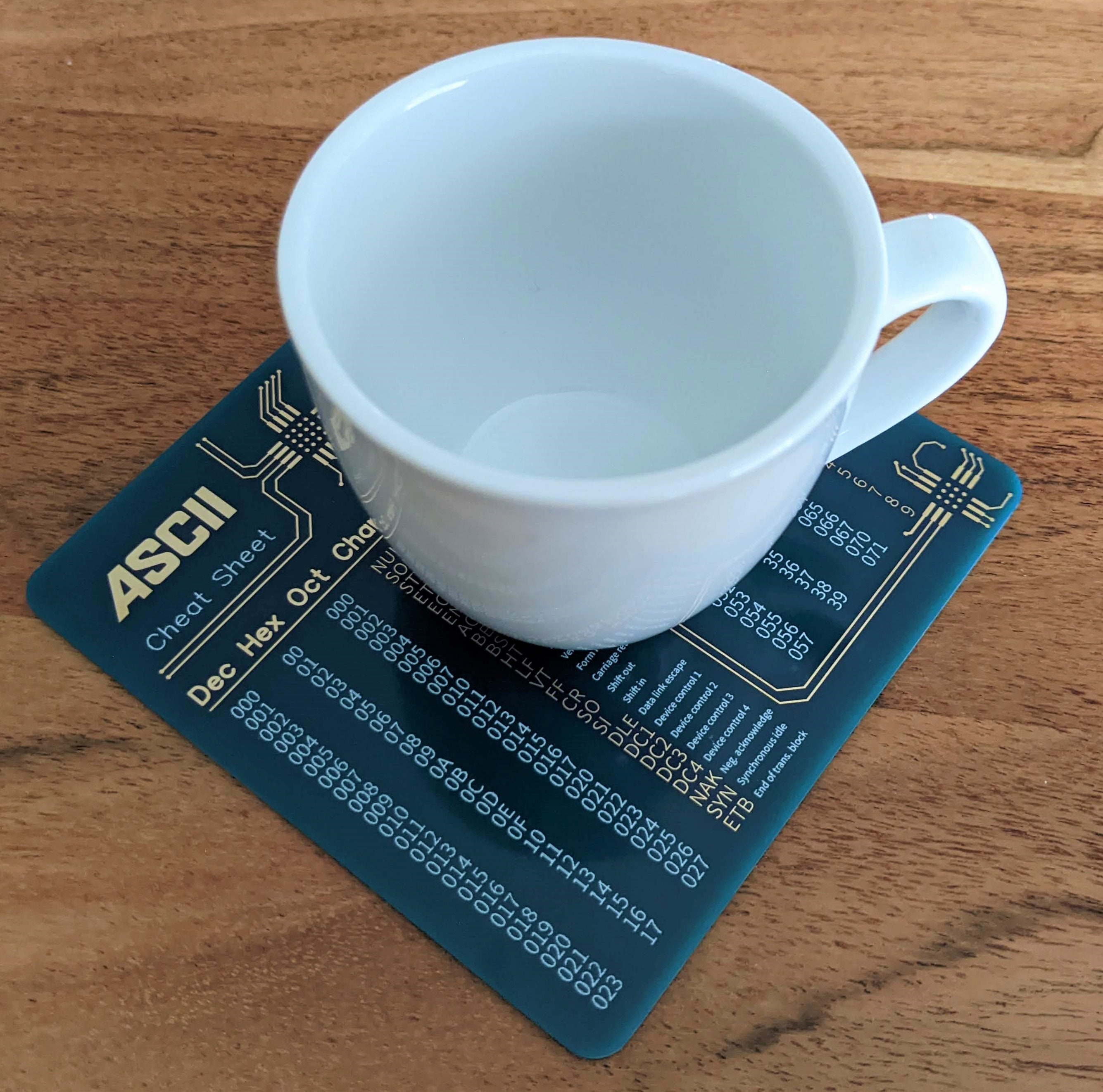 Cheat Sheet Coasters