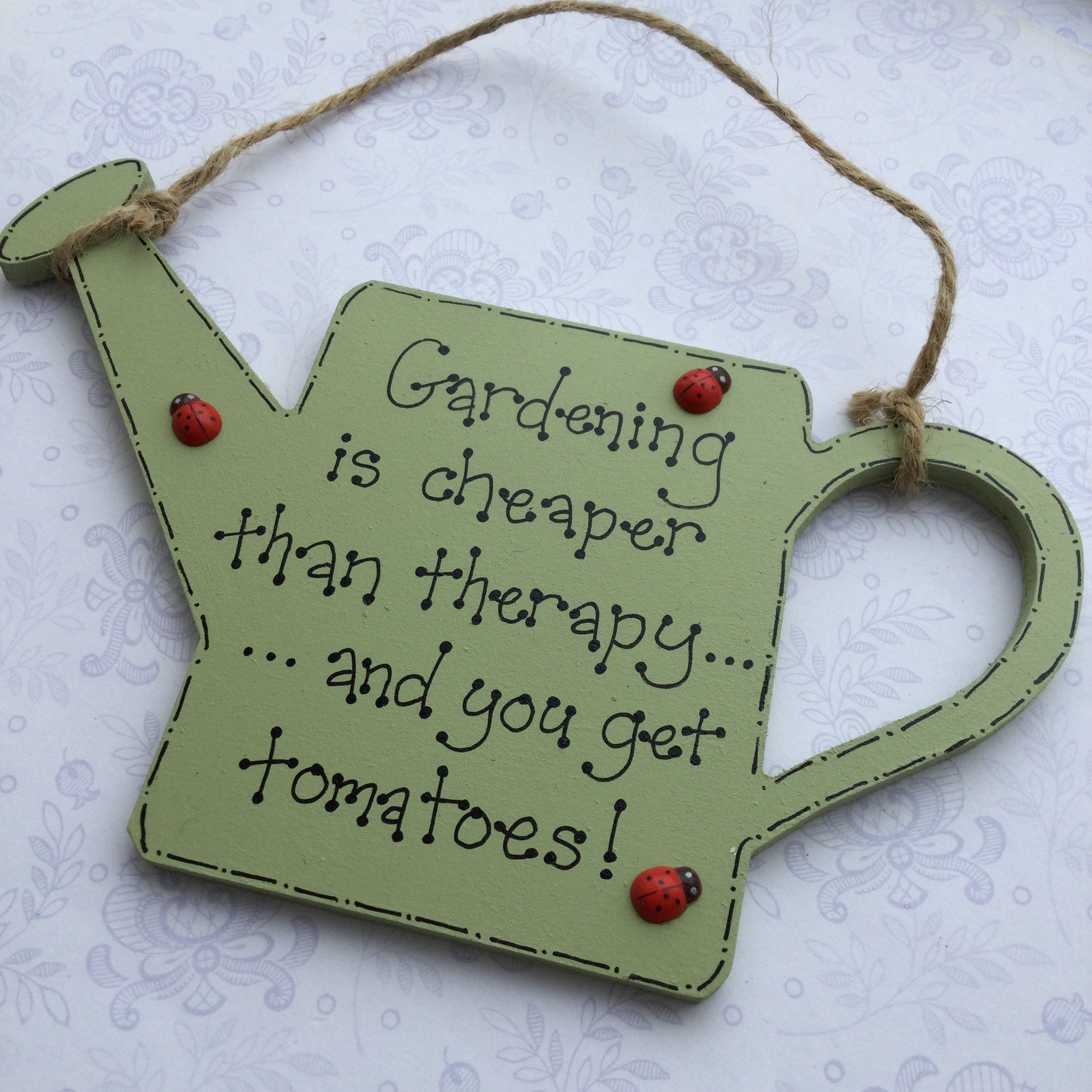 Gardening Quotes Plaque