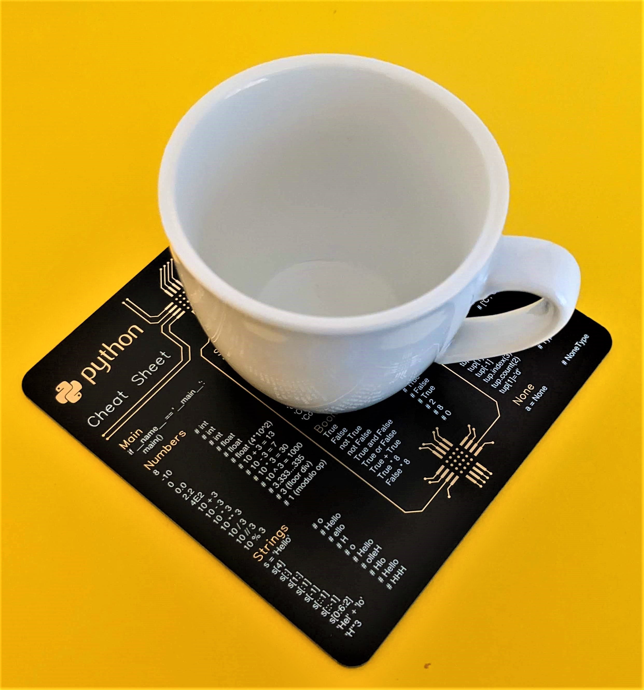 Cheat Sheet Coasters