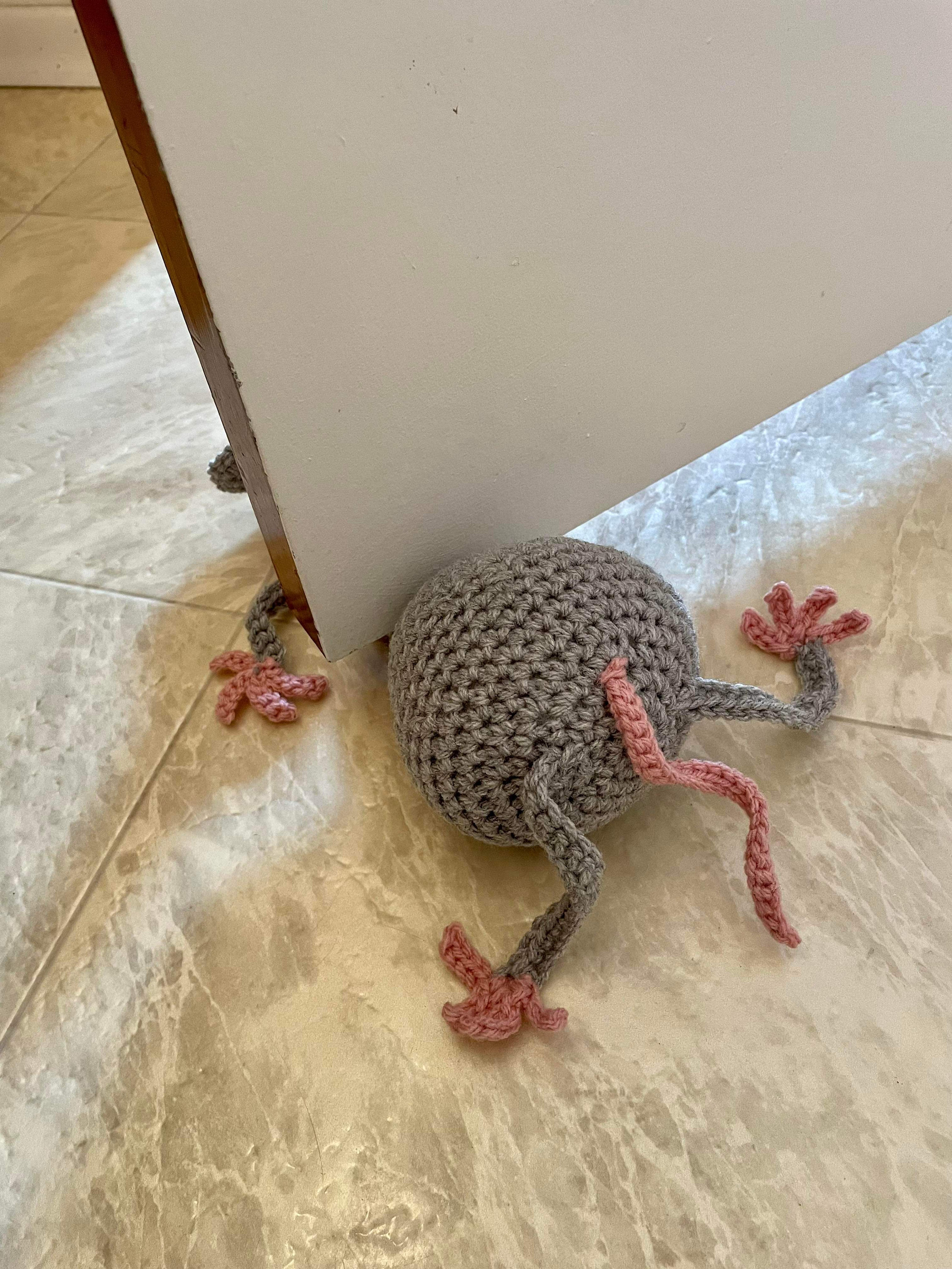 Hand Knitted Animal Doll Door Stopper