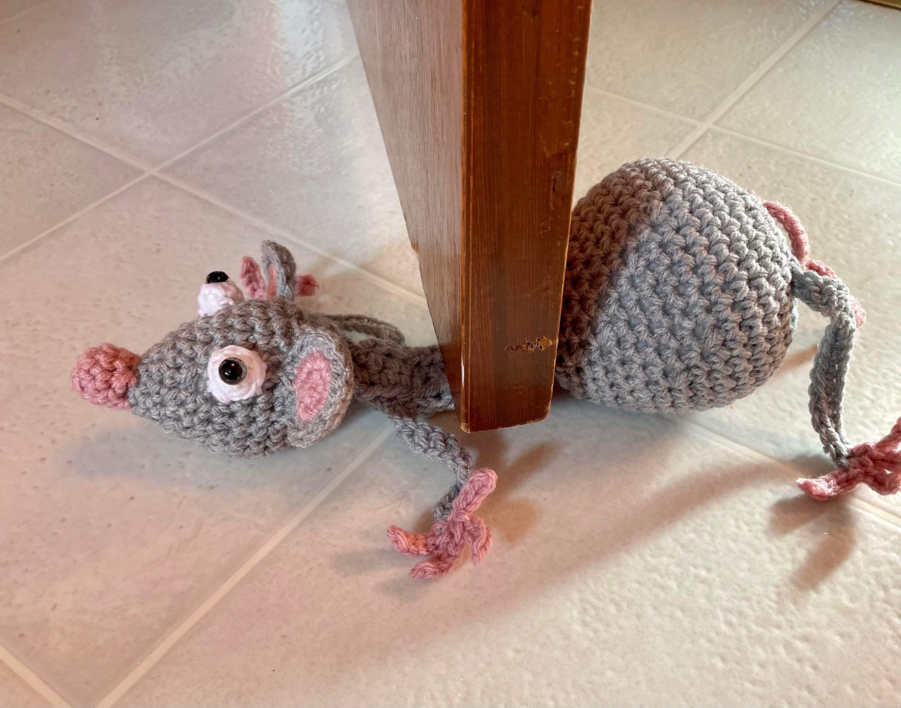 Hand Knitted Animal Doll Door Stopper