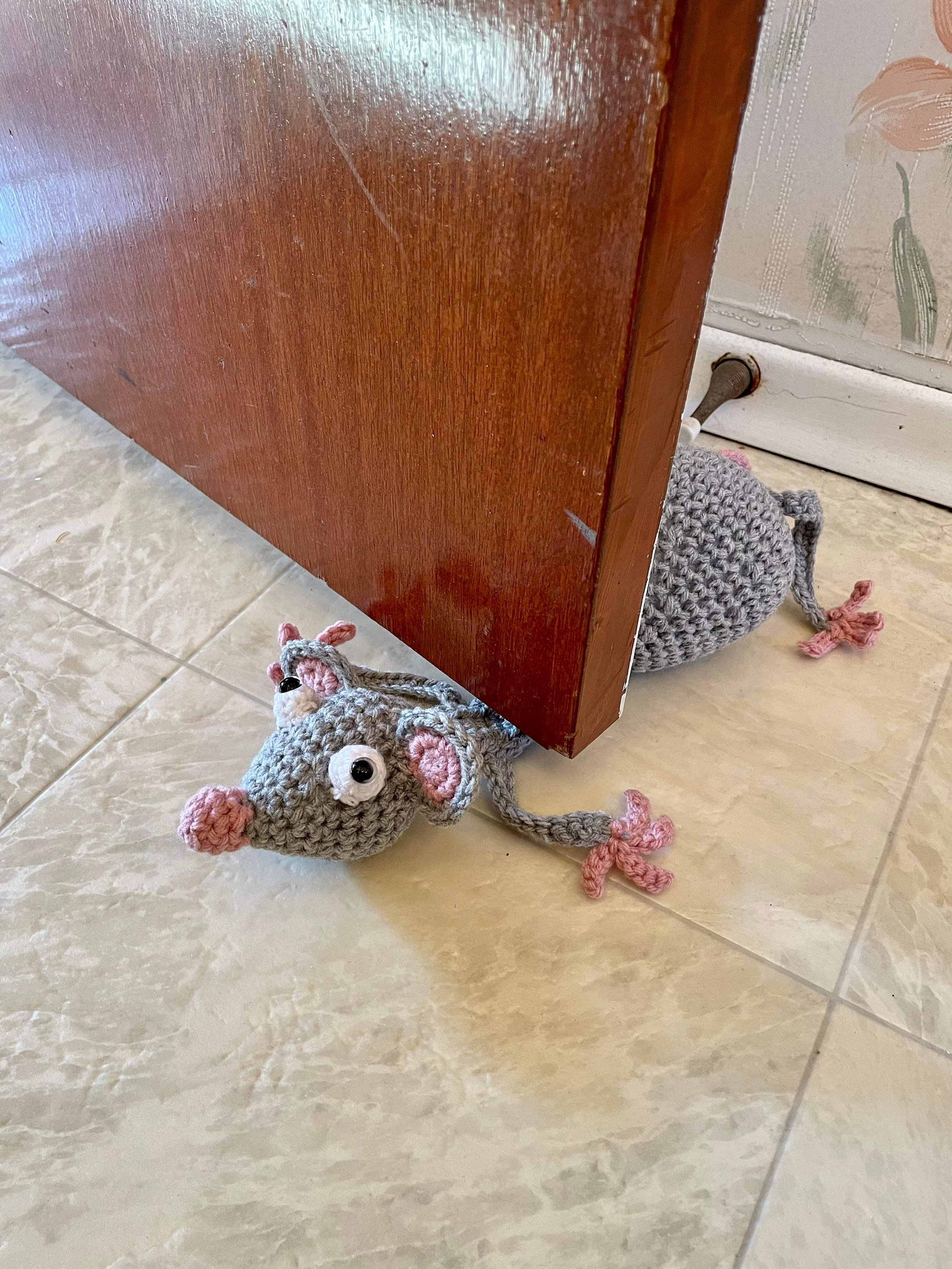 Hand Knitted Animal Doll Door Stopper