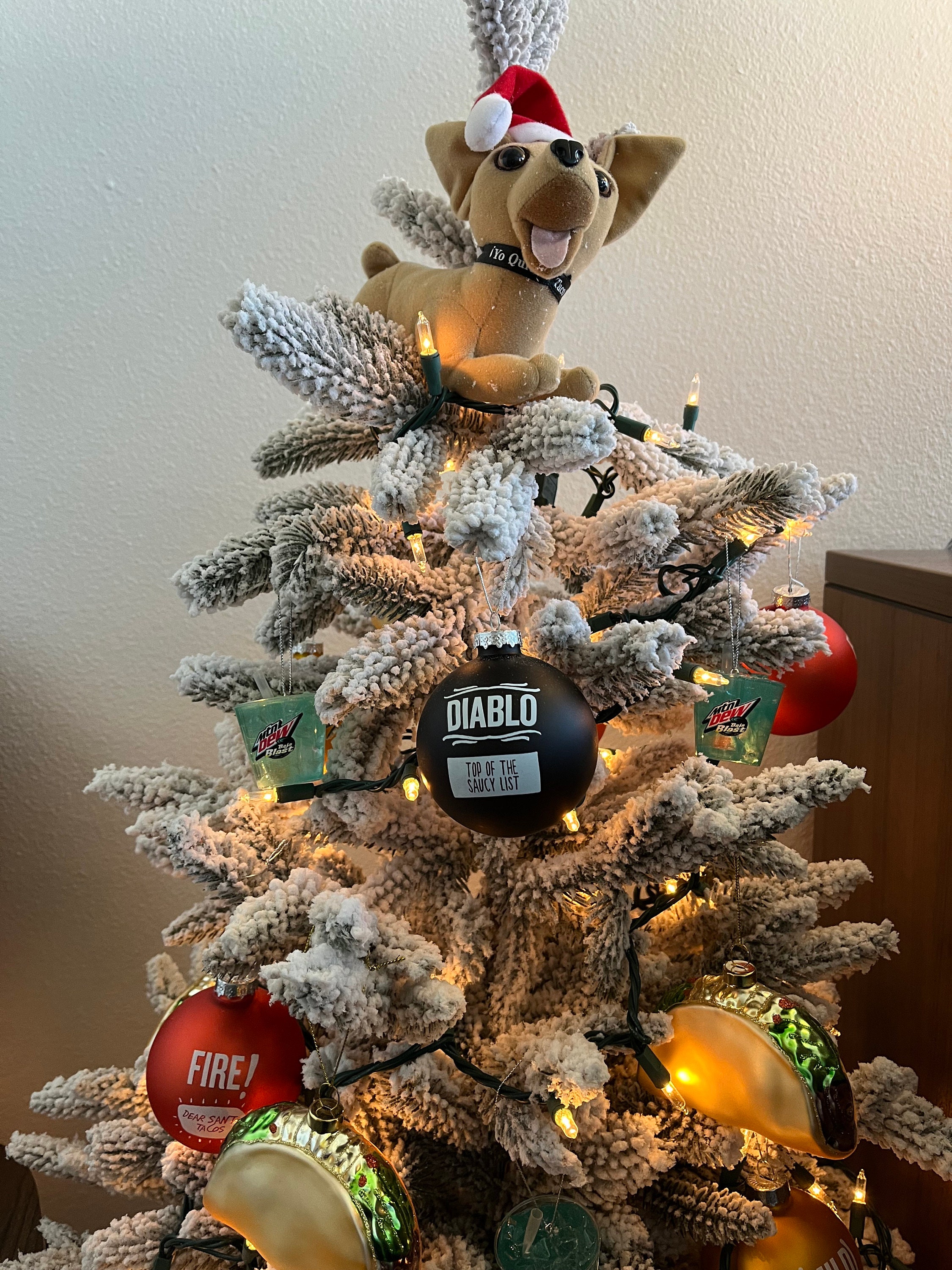 Baja Blast Ornament | Mountain Dew Ornament | Taco Bell Ornament | Christmas Ornament