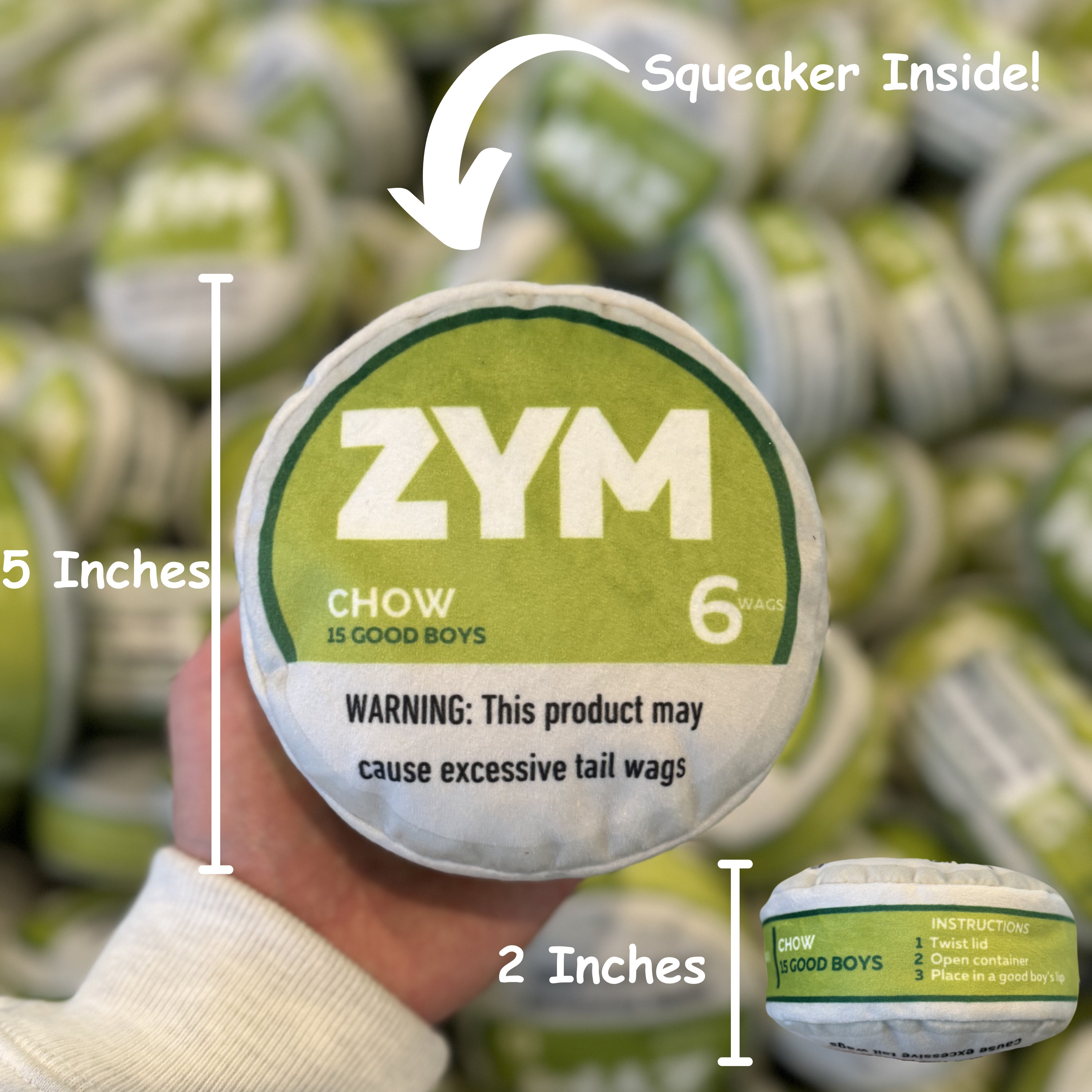 The Ultimate Dog Toy for Playful Pooches(Squeaker Inside)