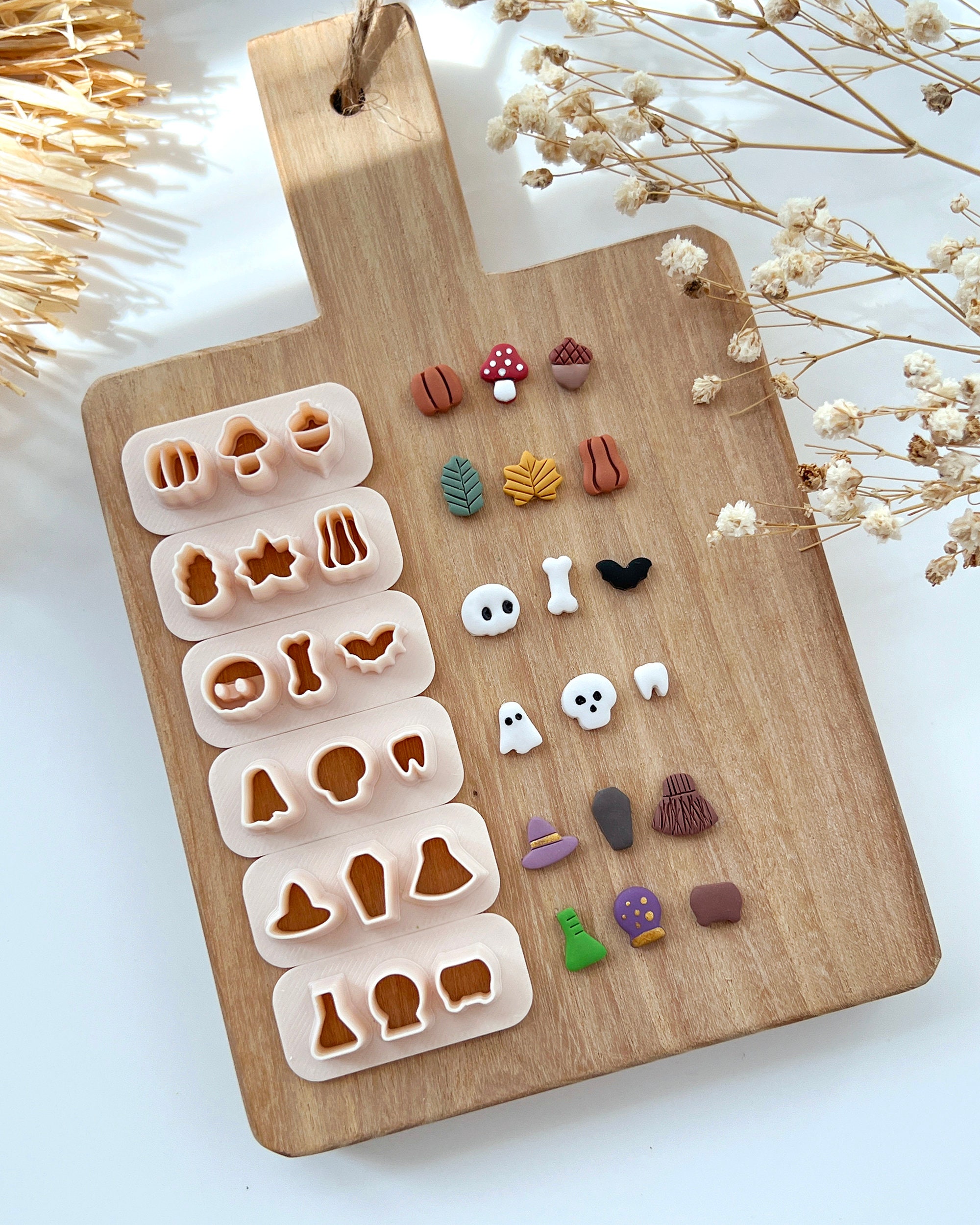 Fall Halloween Mini Polymer Clay Cutters