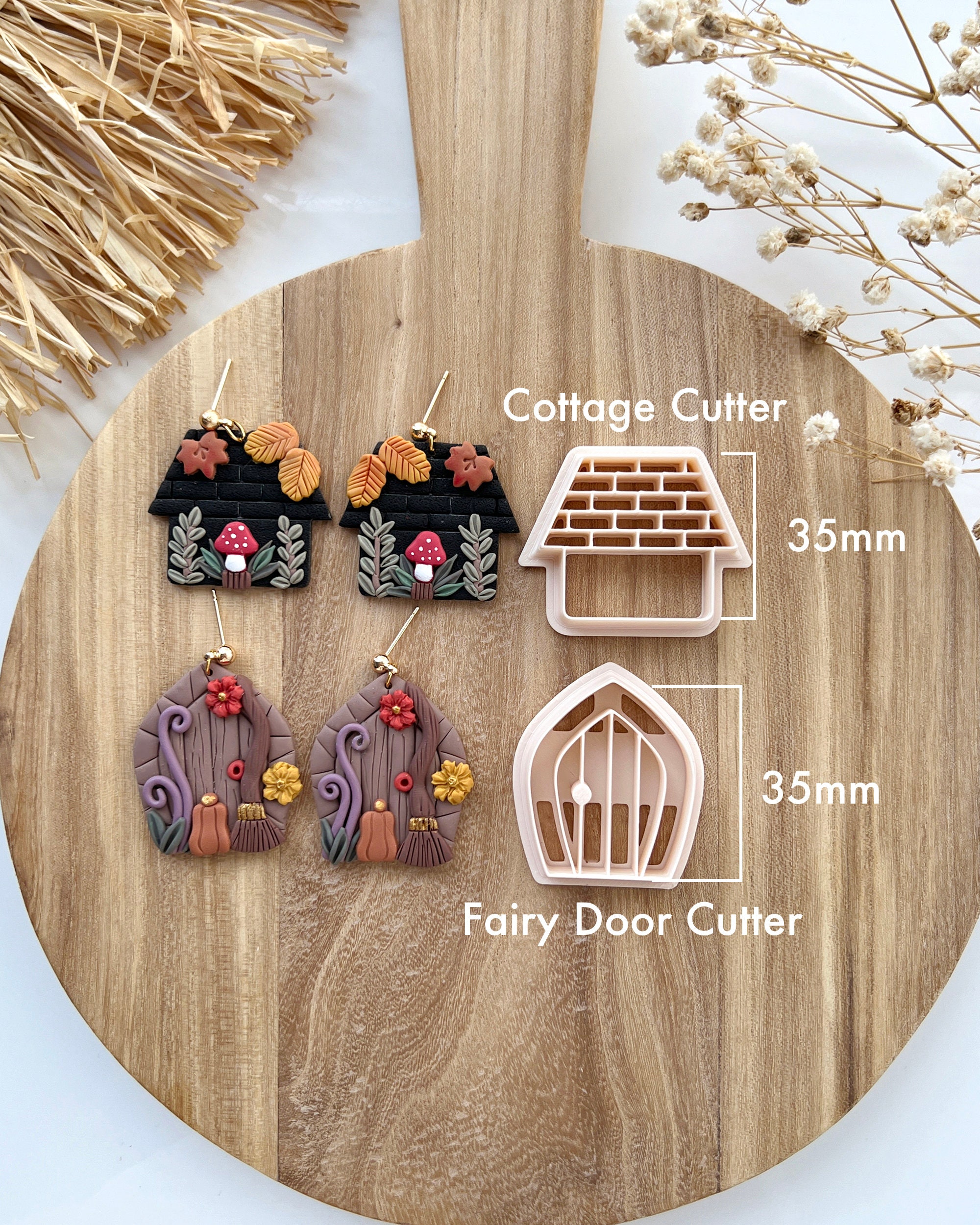 Fall Halloween Mini Polymer Clay Cutters