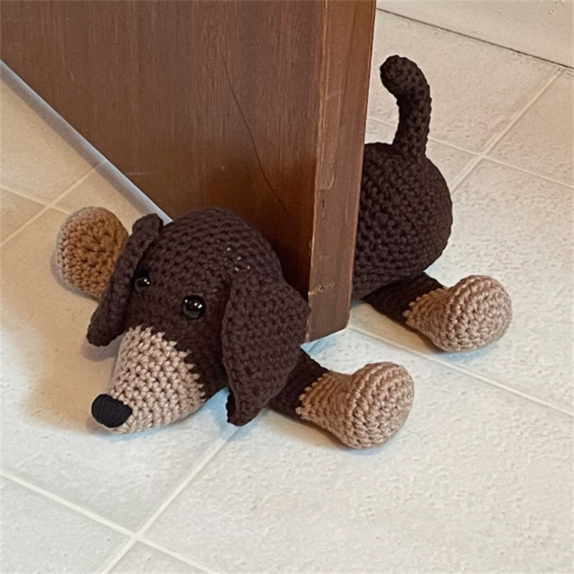 Hand Knitted Animal Doll Door Stopper