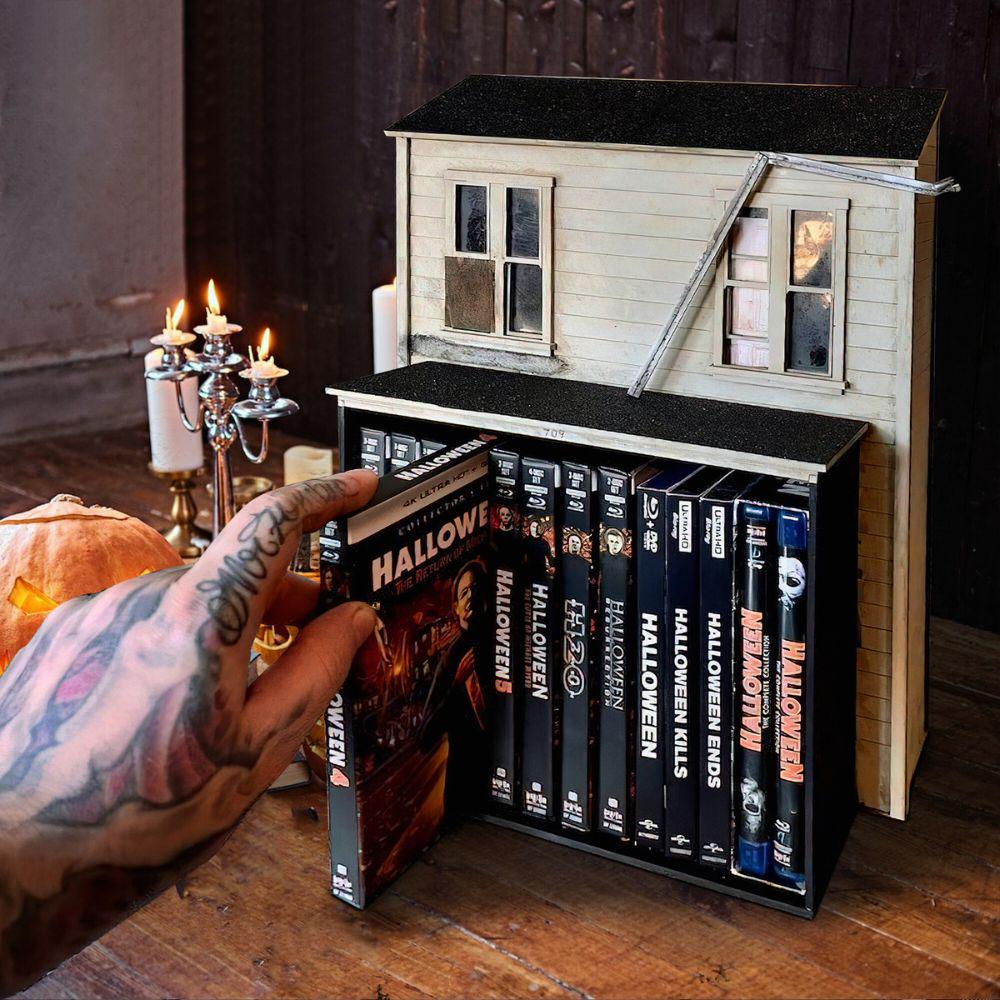 Halloween Media Storage Diorama House