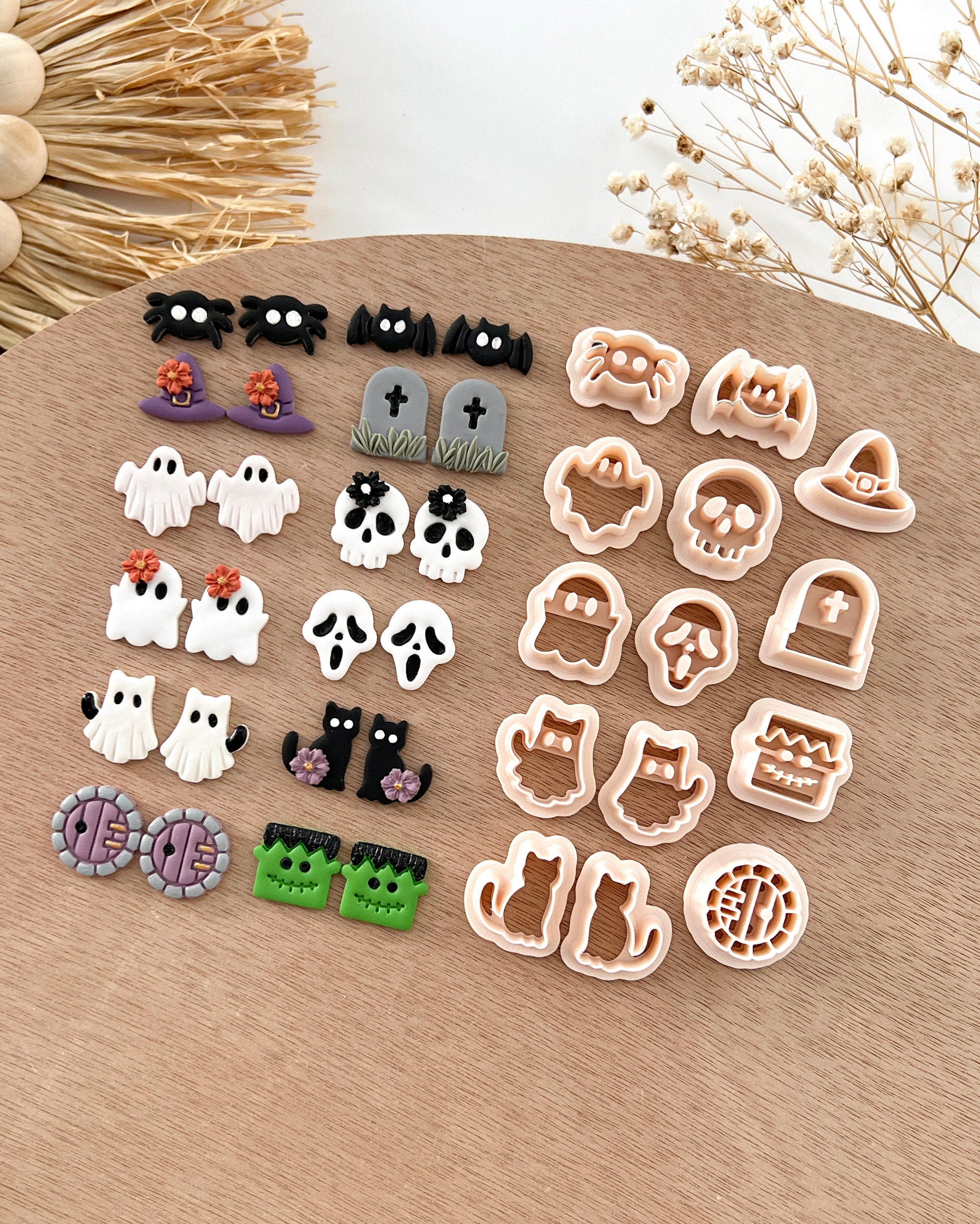 Halloween Stud Polymer Clay Cutters