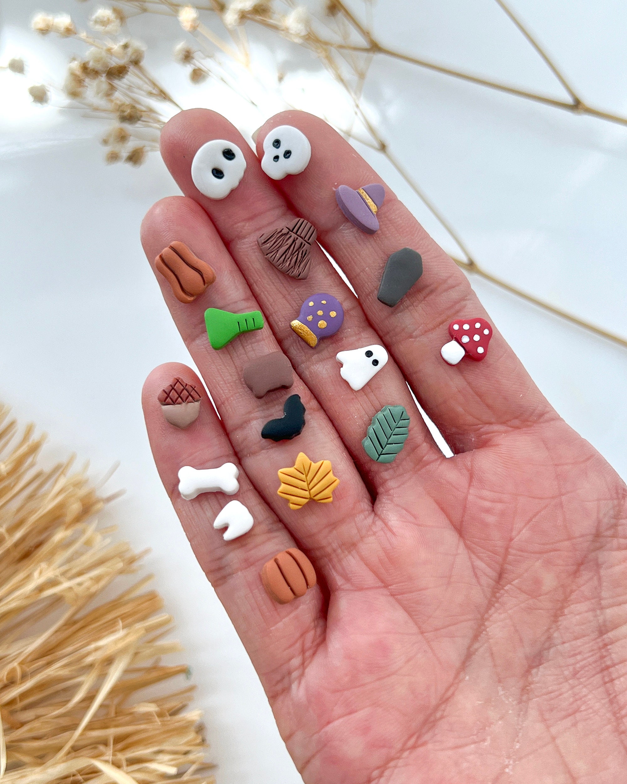 Fall Halloween Mini Polymer Clay Cutters