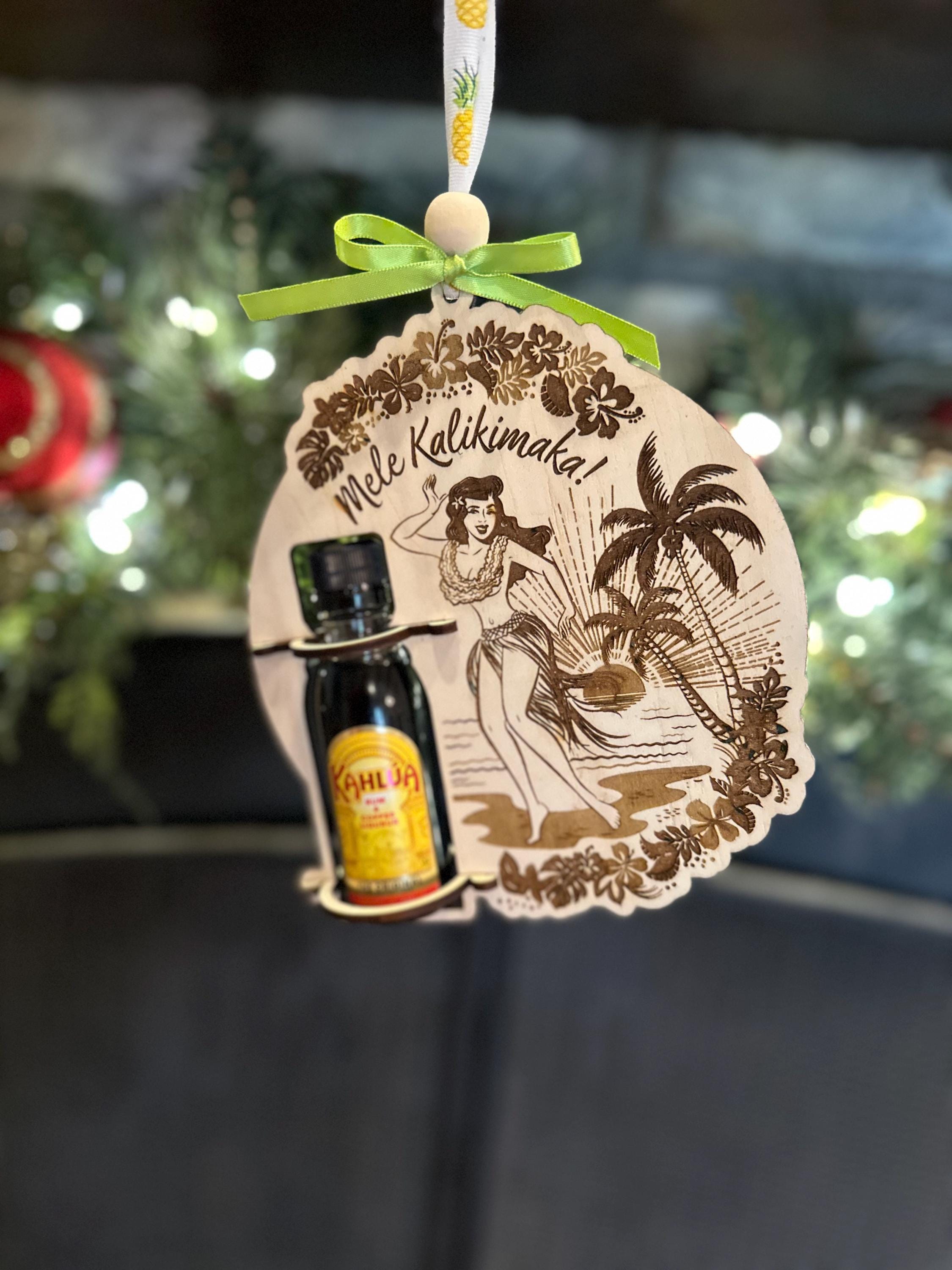 Christmas Mini Bottle Decoration