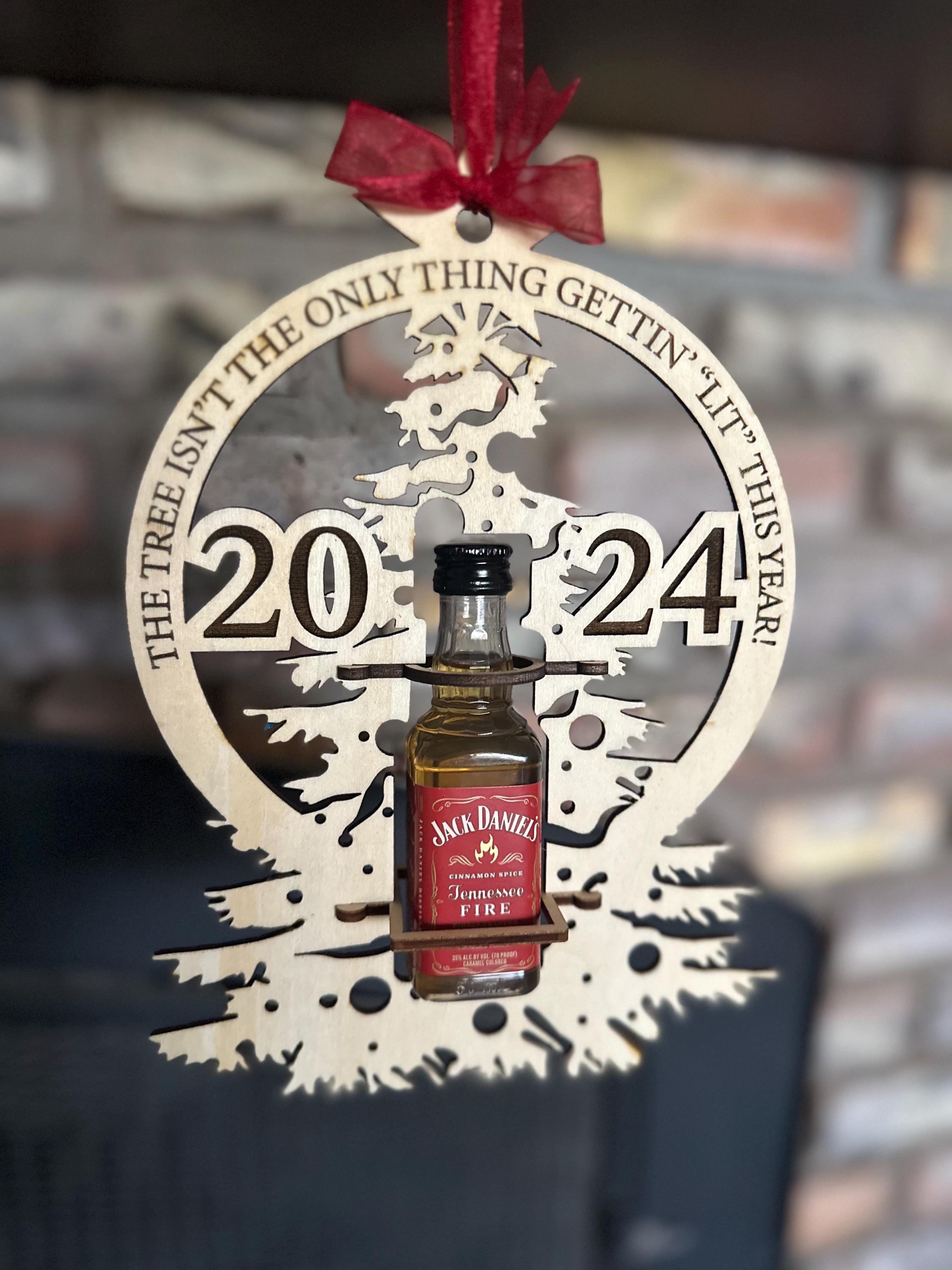 Christmas Mini Bottle Decoration