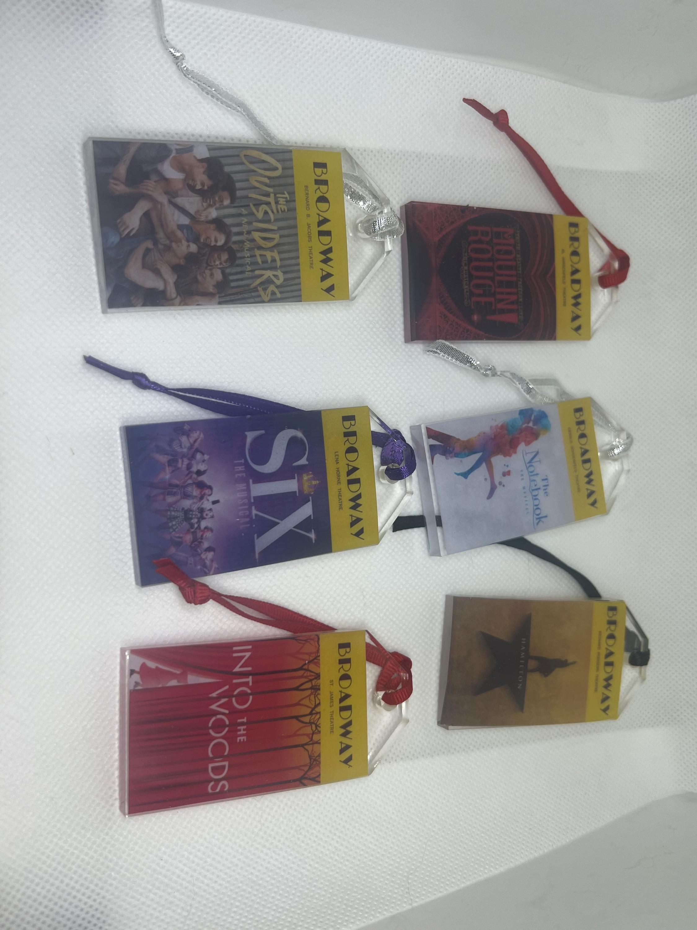 Broadway Ornaments | Gift for Broadway Fan