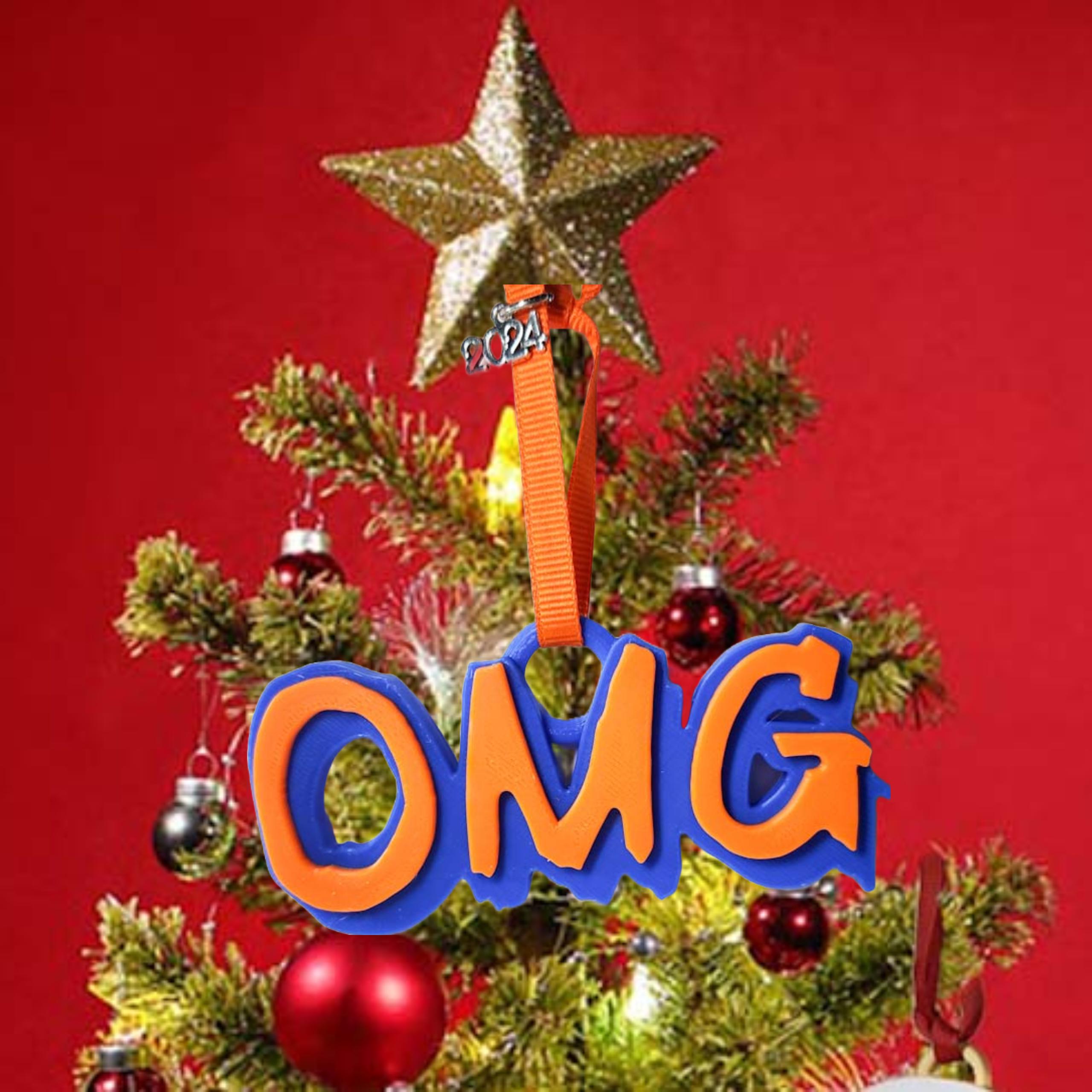 New York Mets OMG Holiday Christmas Ornament