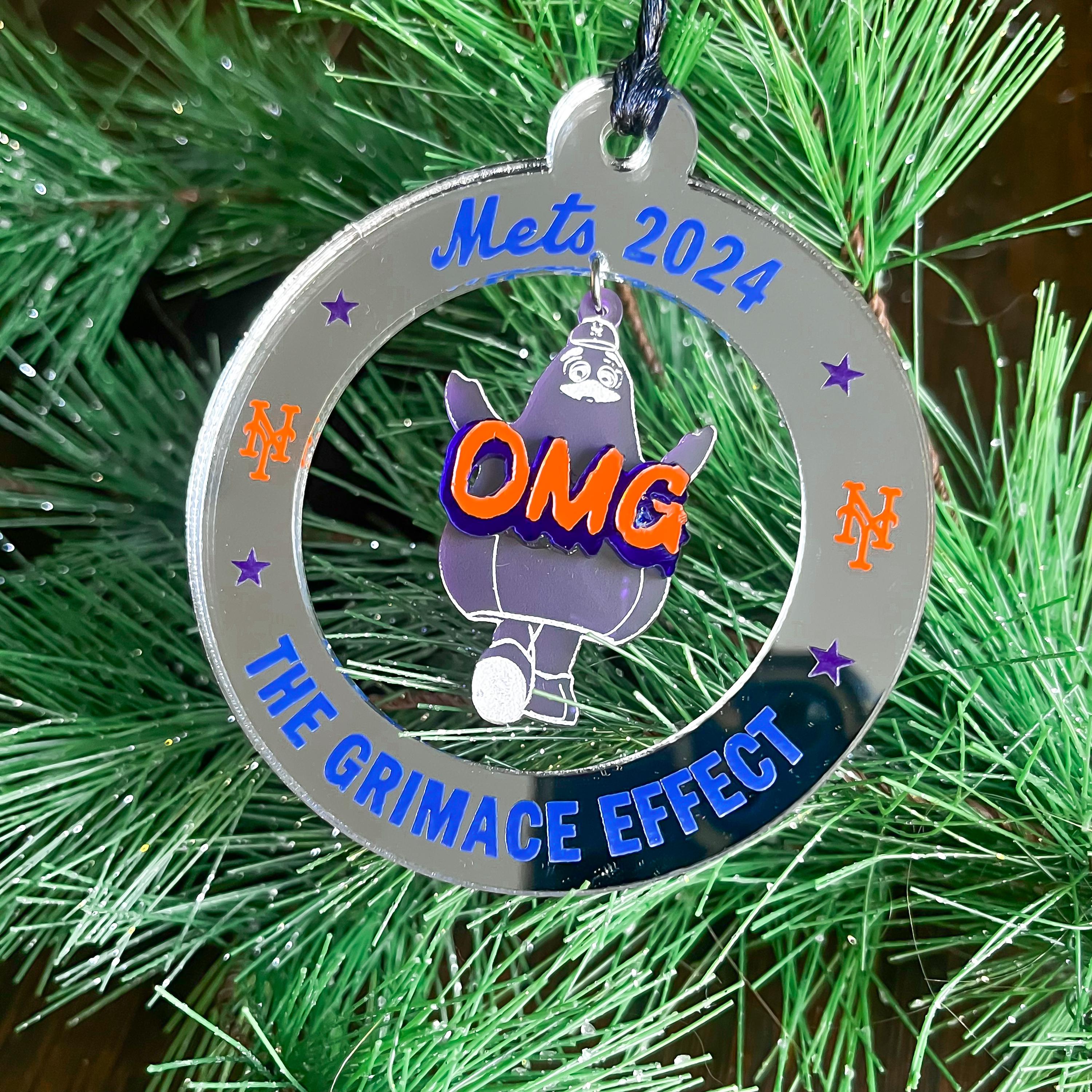 Grimace 2024 Mets Season Ornament