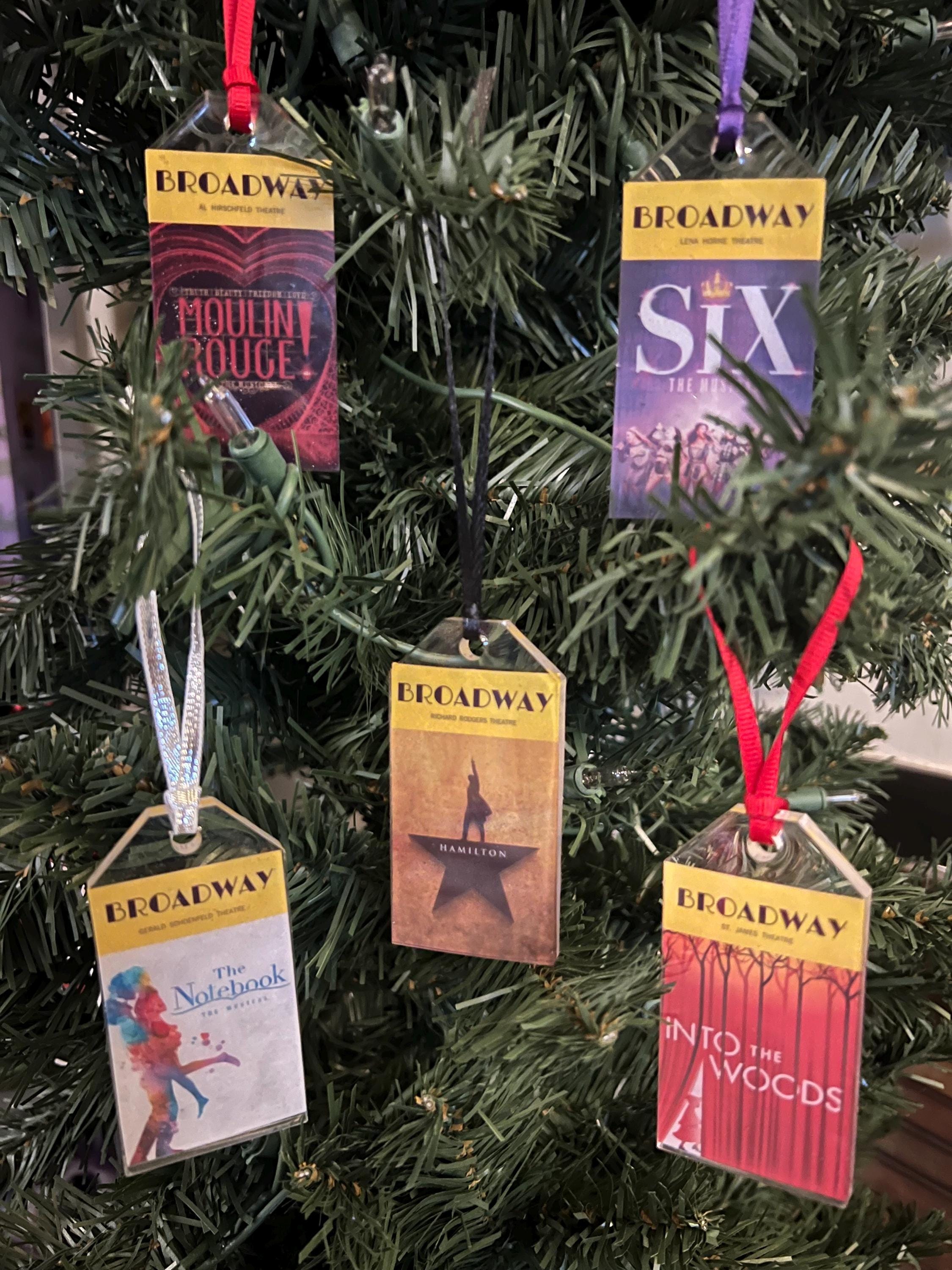 Broadway Ornaments | Gift for Broadway Fan