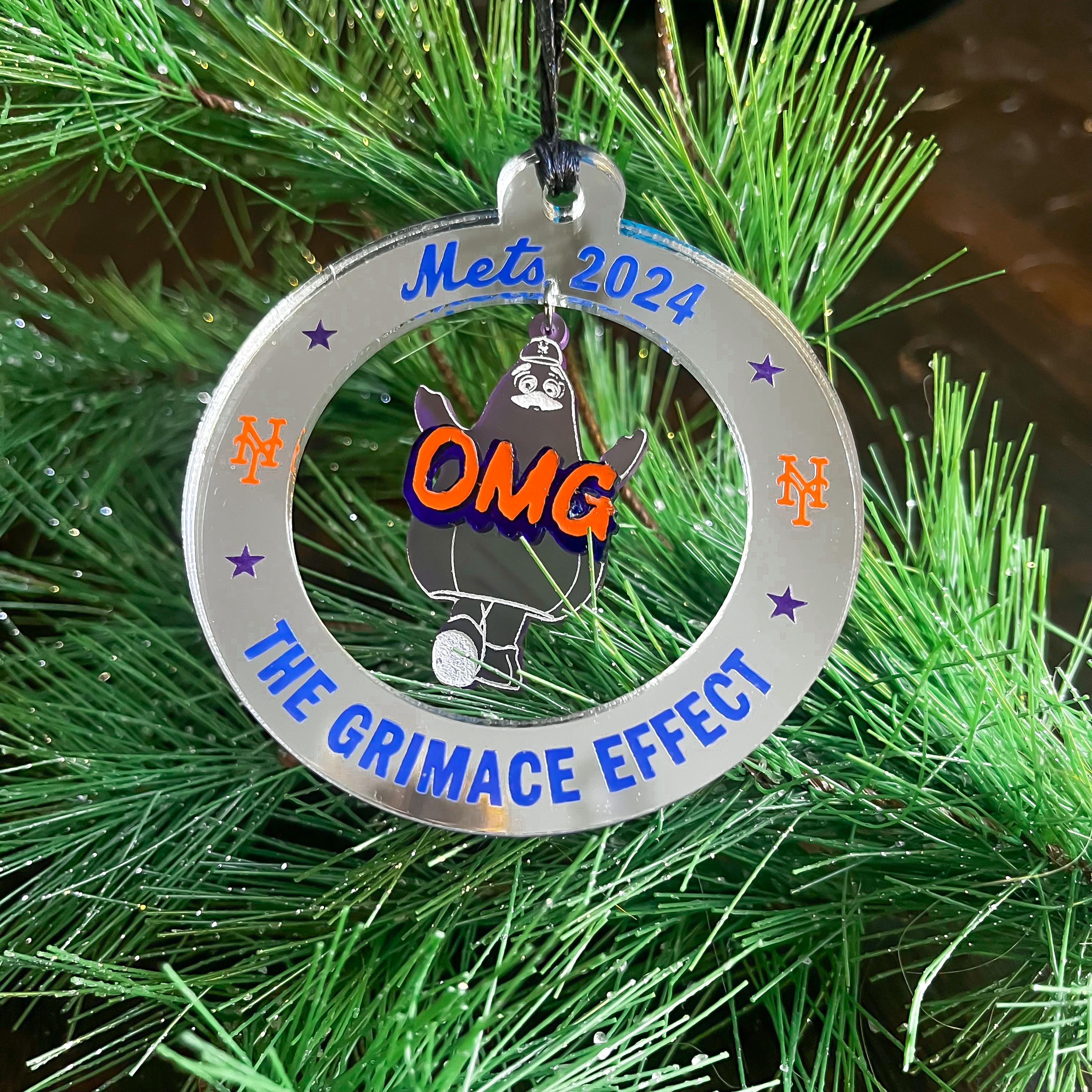 Grimace 2024 Mets Season Ornament