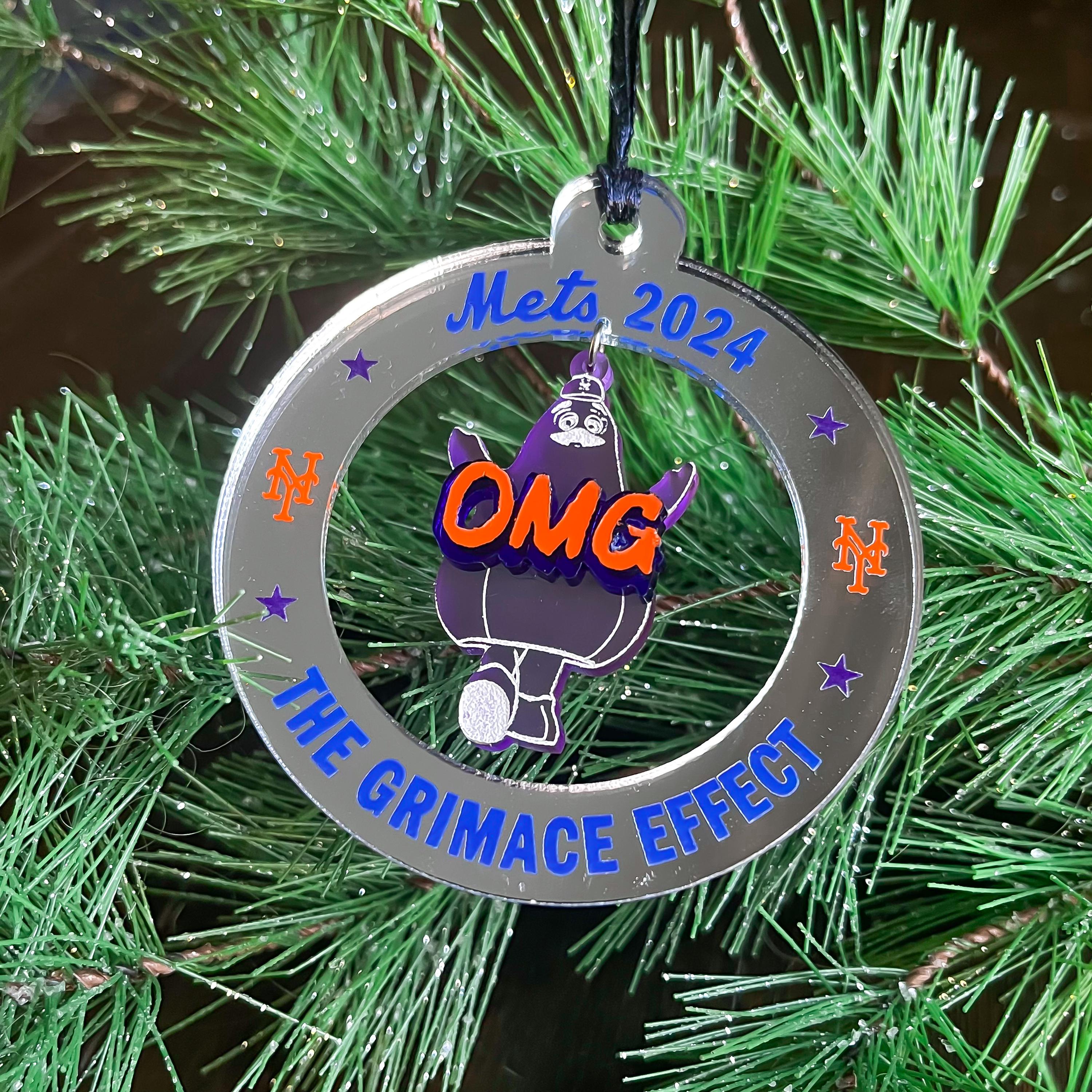 Grimace 2024 Mets Season Ornament