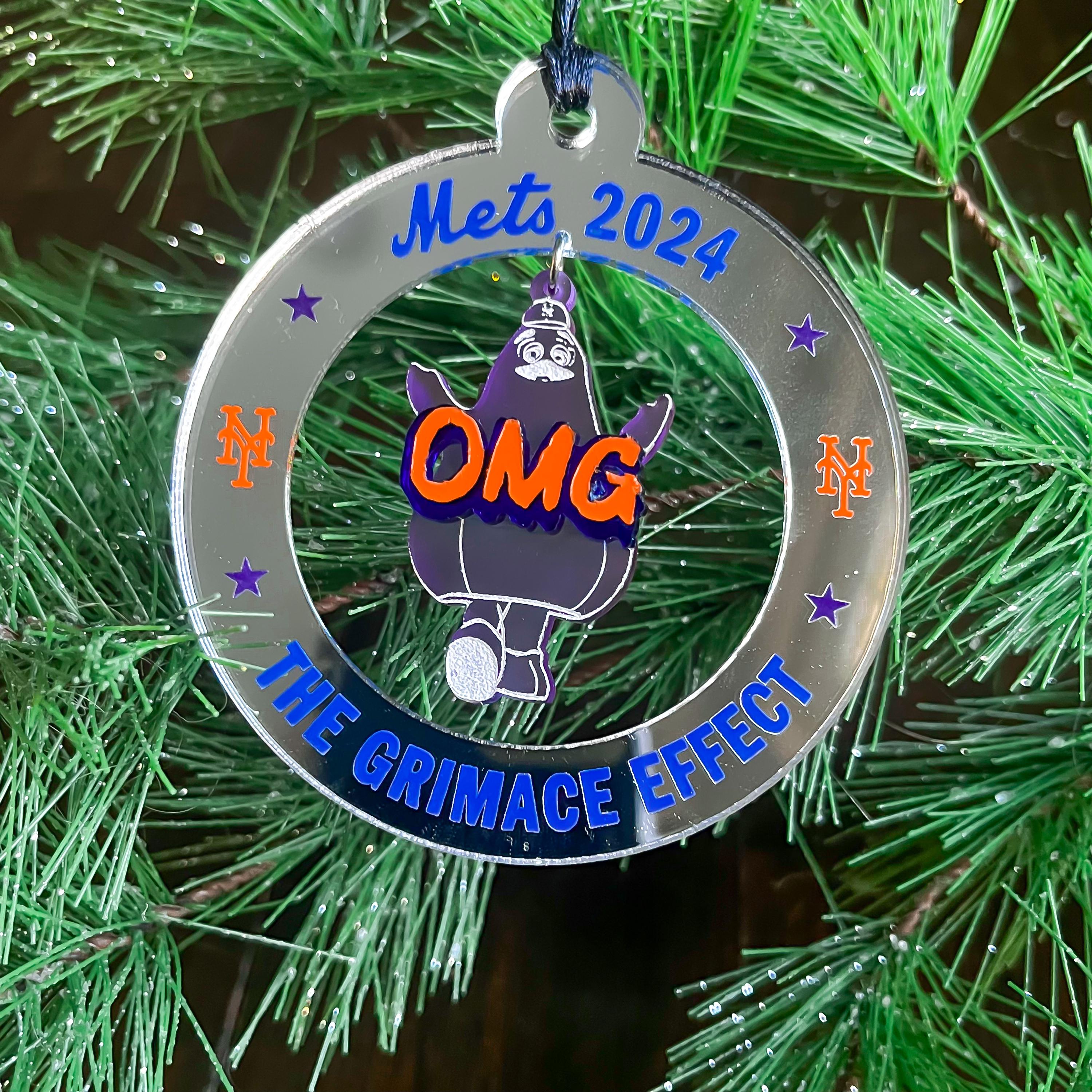 Grimace 2024 Mets Season Ornament