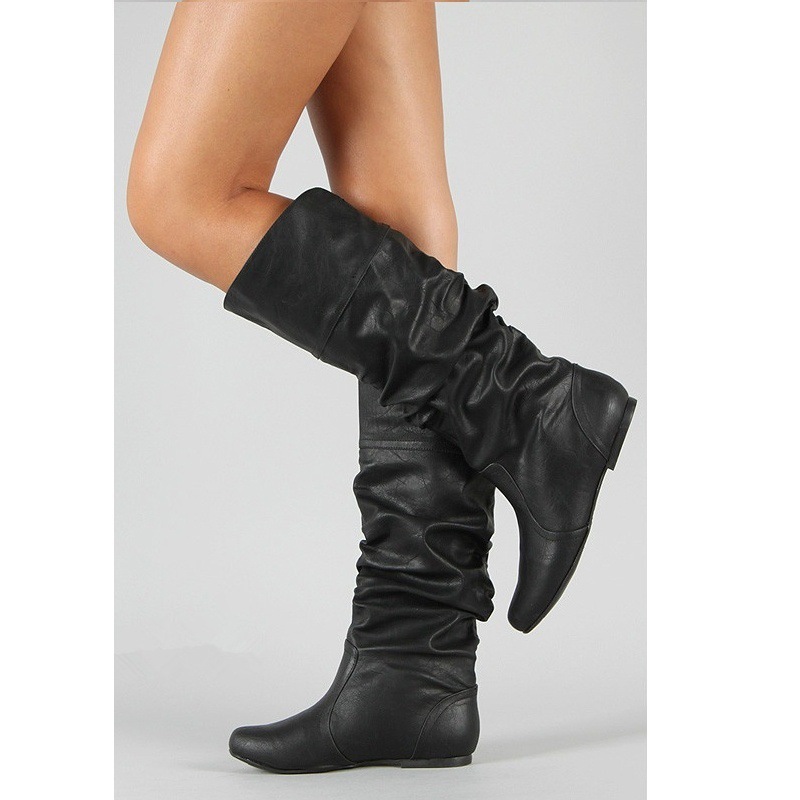 2024 New Women's Round Toe Mid-Calf Boots
