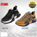 SET 2(BLACK+ BROWN)50% OFF