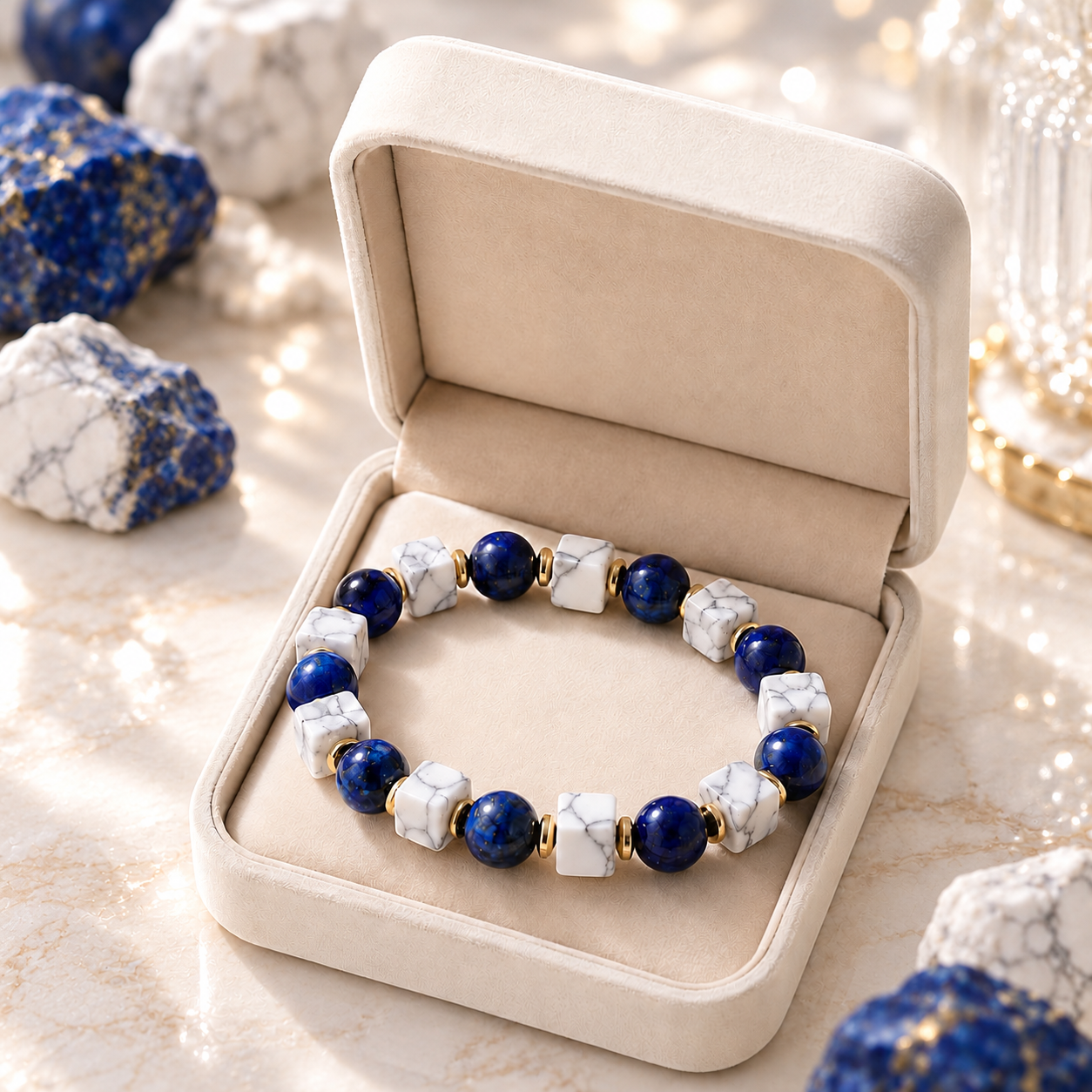 💎 Natural Stone Harmony Bracelet Collection