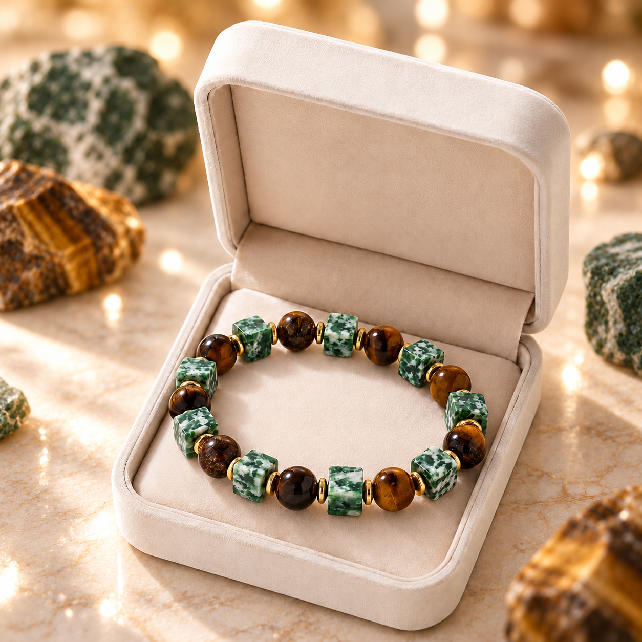 💎 Natural Stone Harmony Bracelet Collection