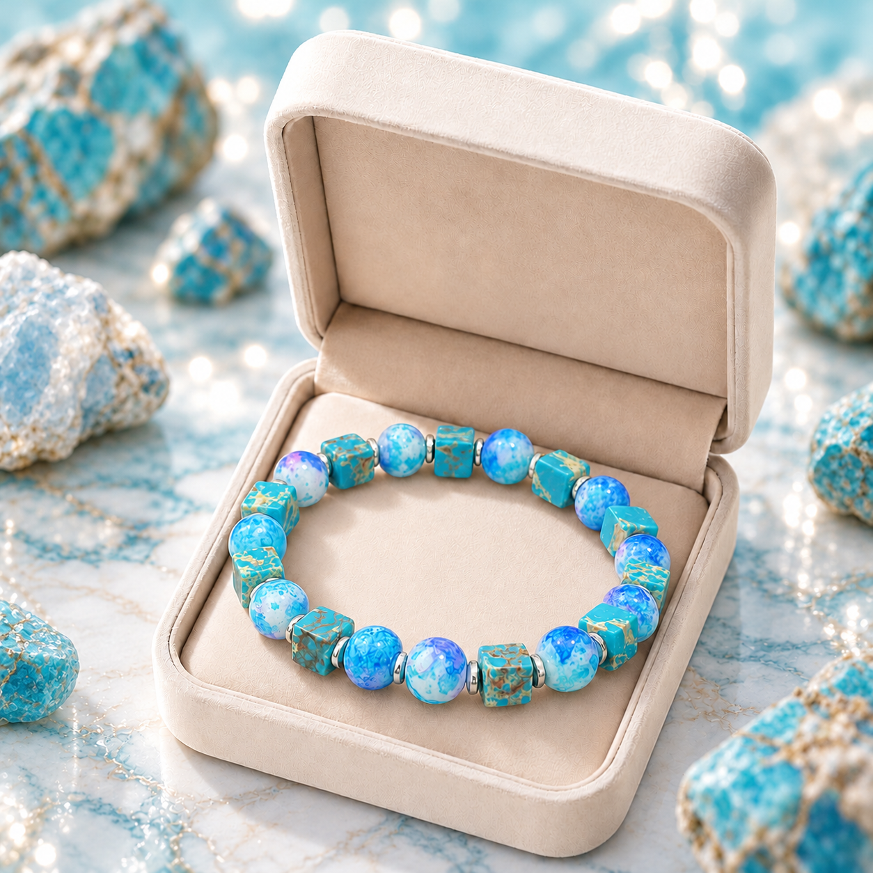 💎 Natural Stone Harmony Bracelet Collection