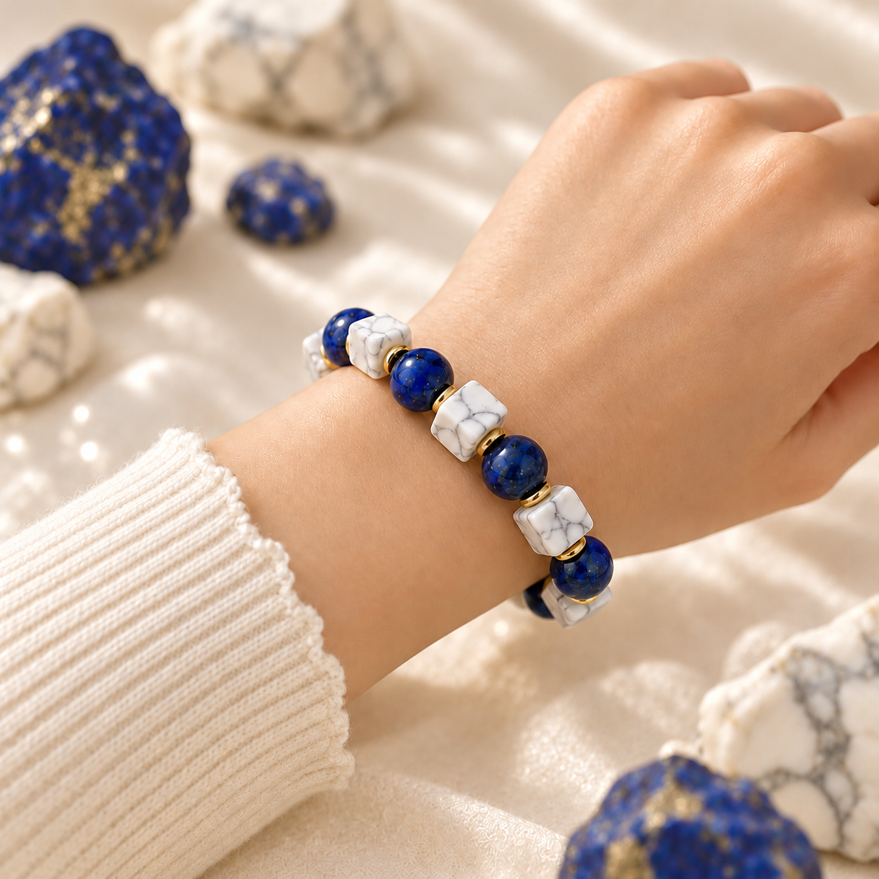 💎 Natural Stone Harmony Bracelet Collection