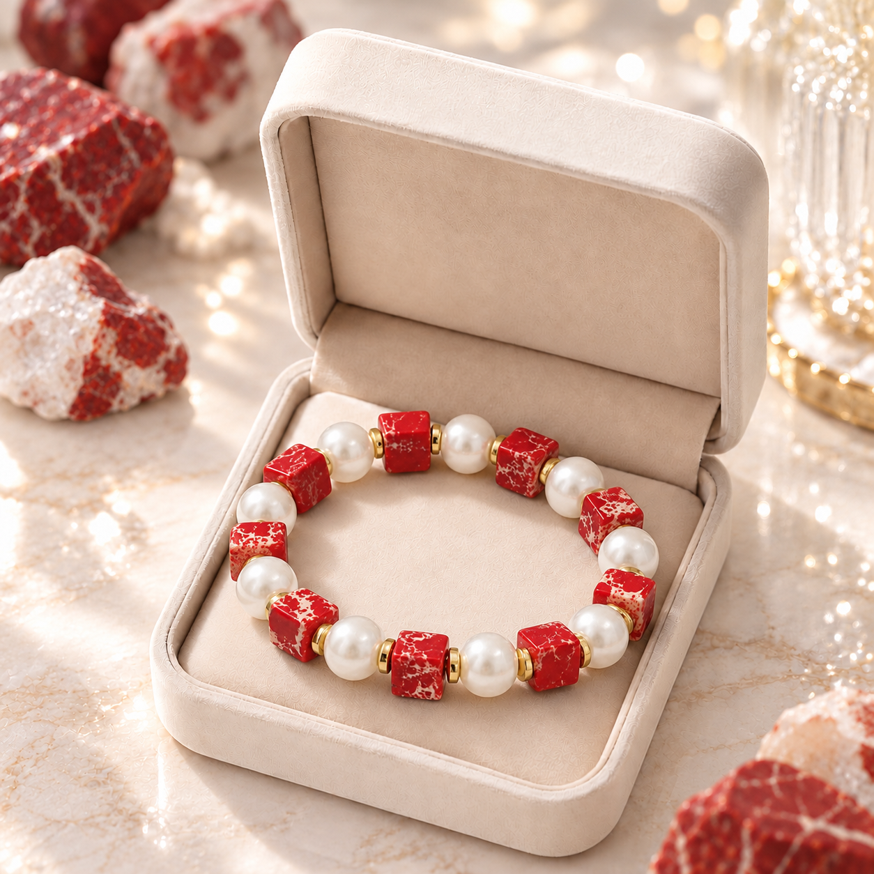 💎 Natural Stone Harmony Bracelet Collection-Limited Edition