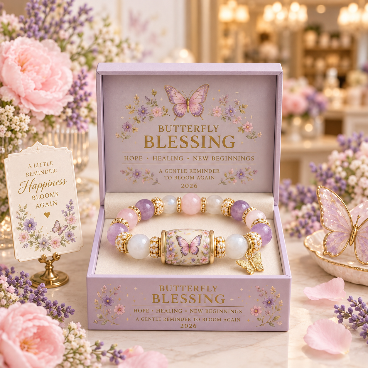 🌿 Love, Peace & Spring Blessings 💖 | 2026 Limited Edition Bracelet