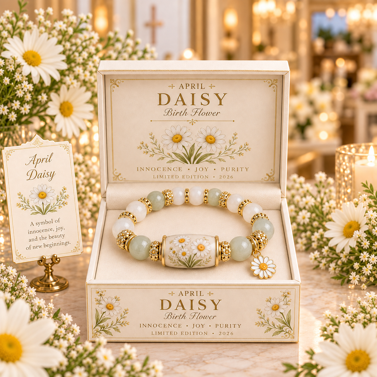 Birth Flower Charm Bracelet Collection