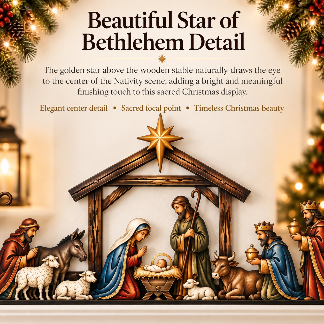 Nativity figures details