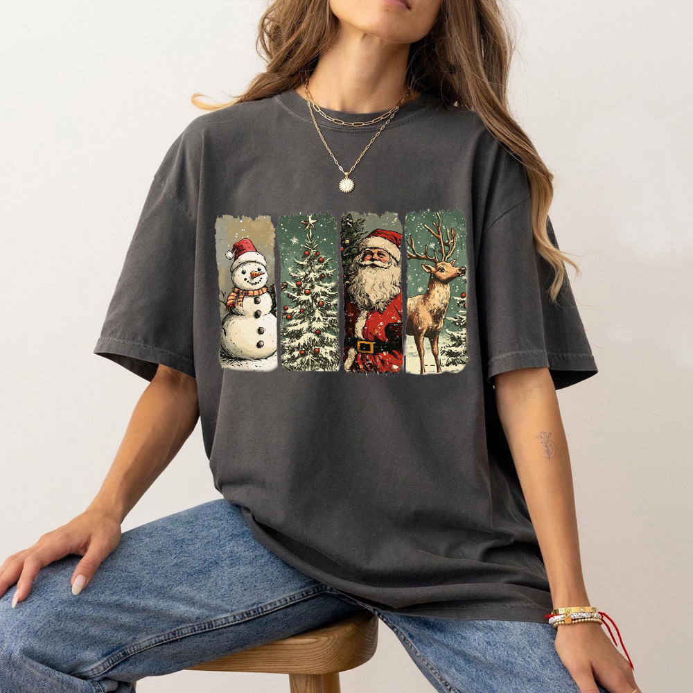 Celebrate Christmas Party Fan003 Washed T-shirt