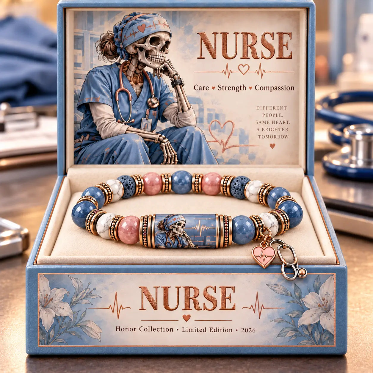 🎖️ Limited Edition Honor Collection Beaded Bracelet | Meaningful Appreciation Gift