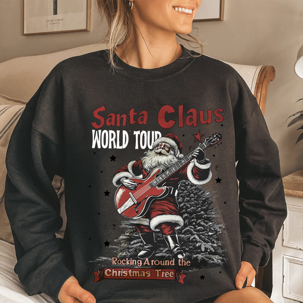 World Tour Rocking Around the Christmas Tree Fan018 Classic Sweatshirt