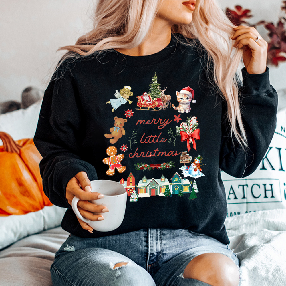 Merry Little Christmas Fan020 Classic Sweatshirt
