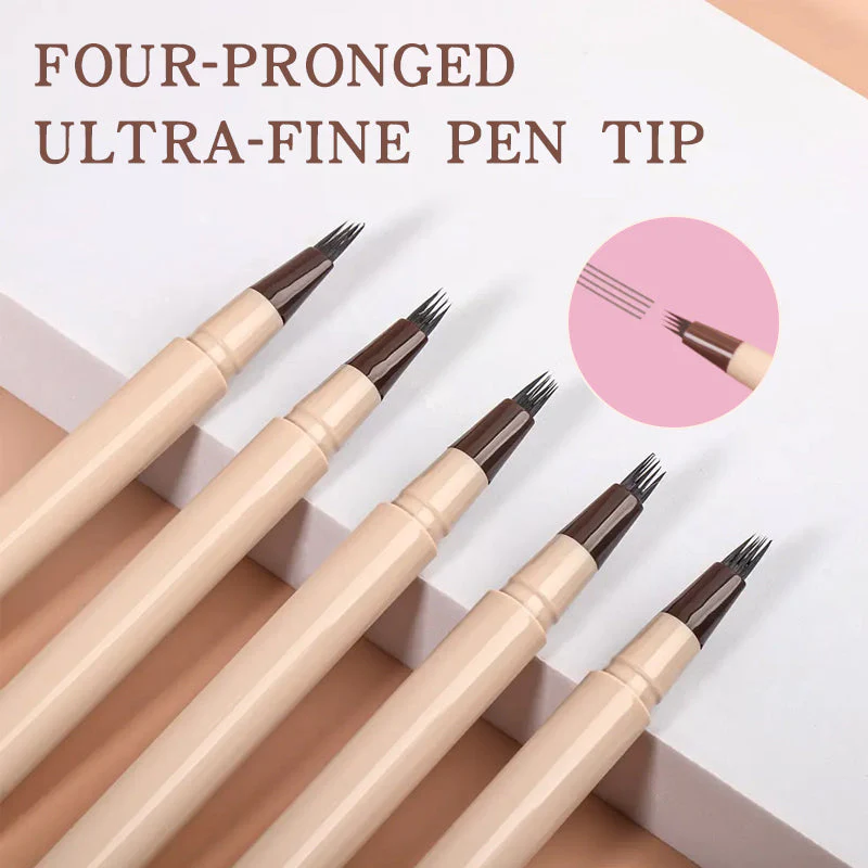 3D Waterproof Microblading 4-Tip Hair-Stroke Brow Pen