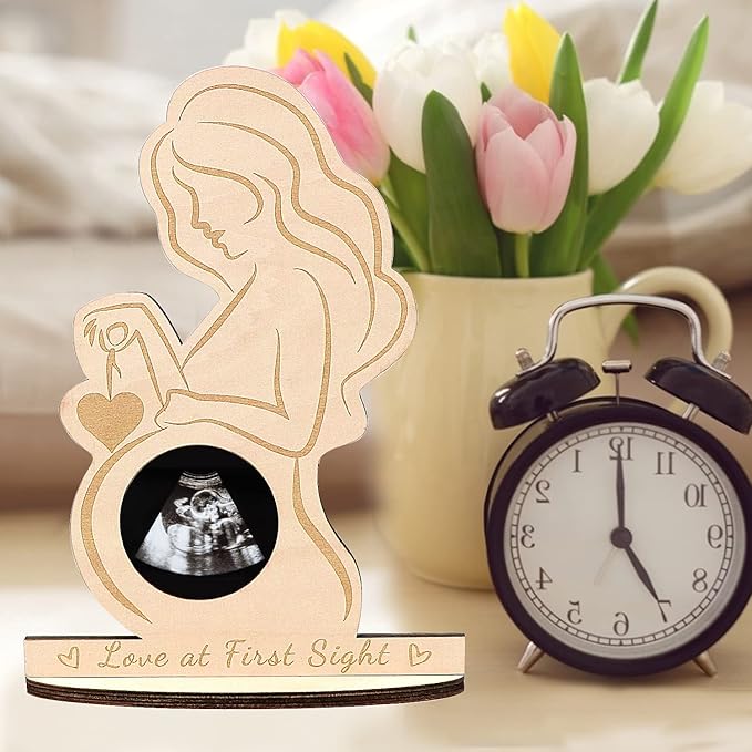 Baby Ultrasound Photo Frame - Expecting Mom Gift for Pregnant Friend