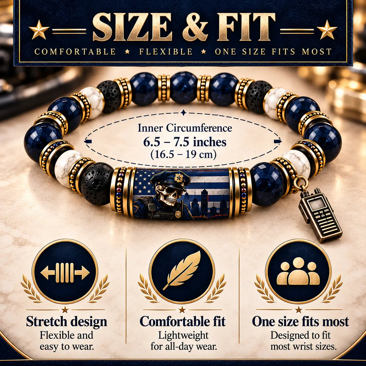 Honor Collection bracelet size and fit details