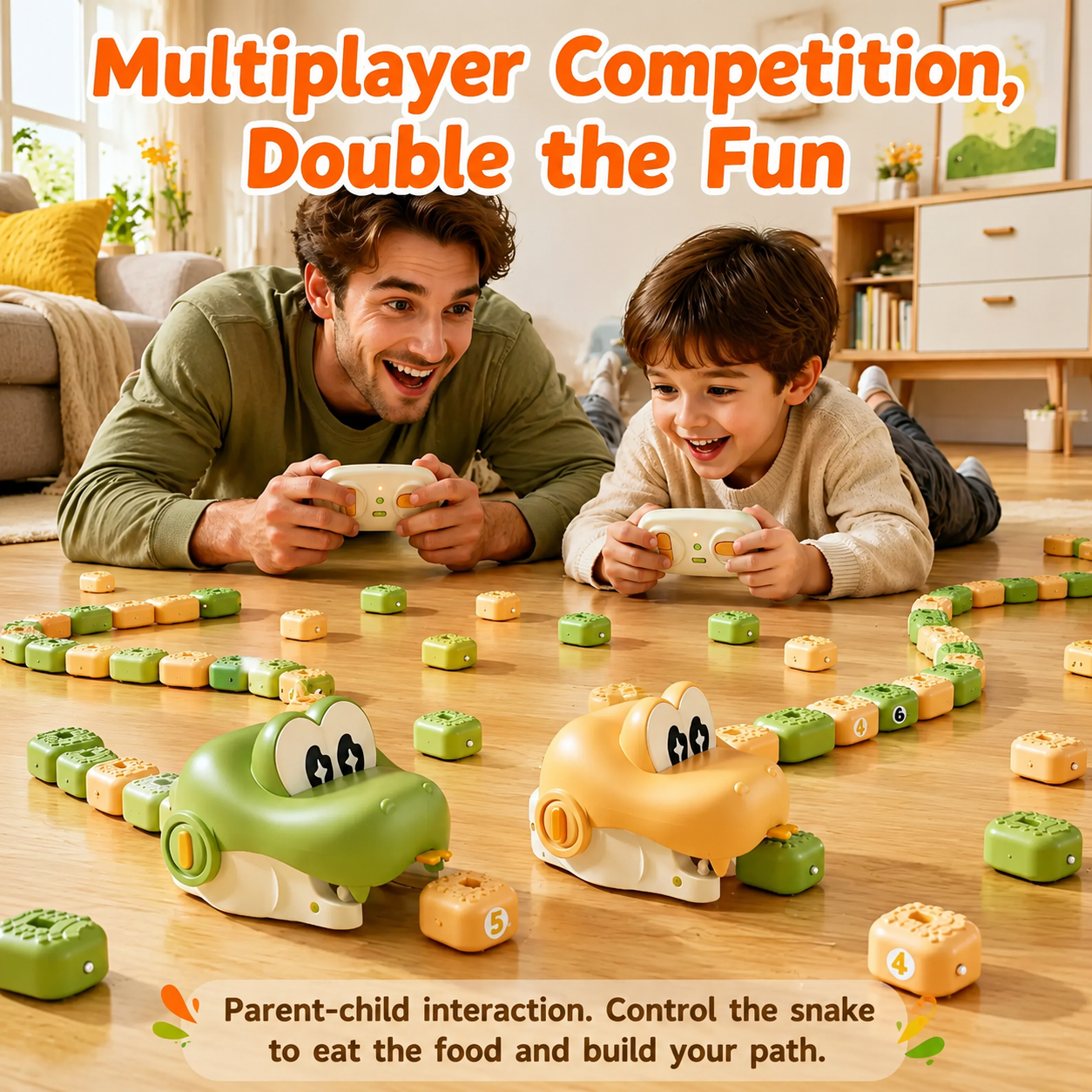 Remote-Control Growing Snake Game Toy
