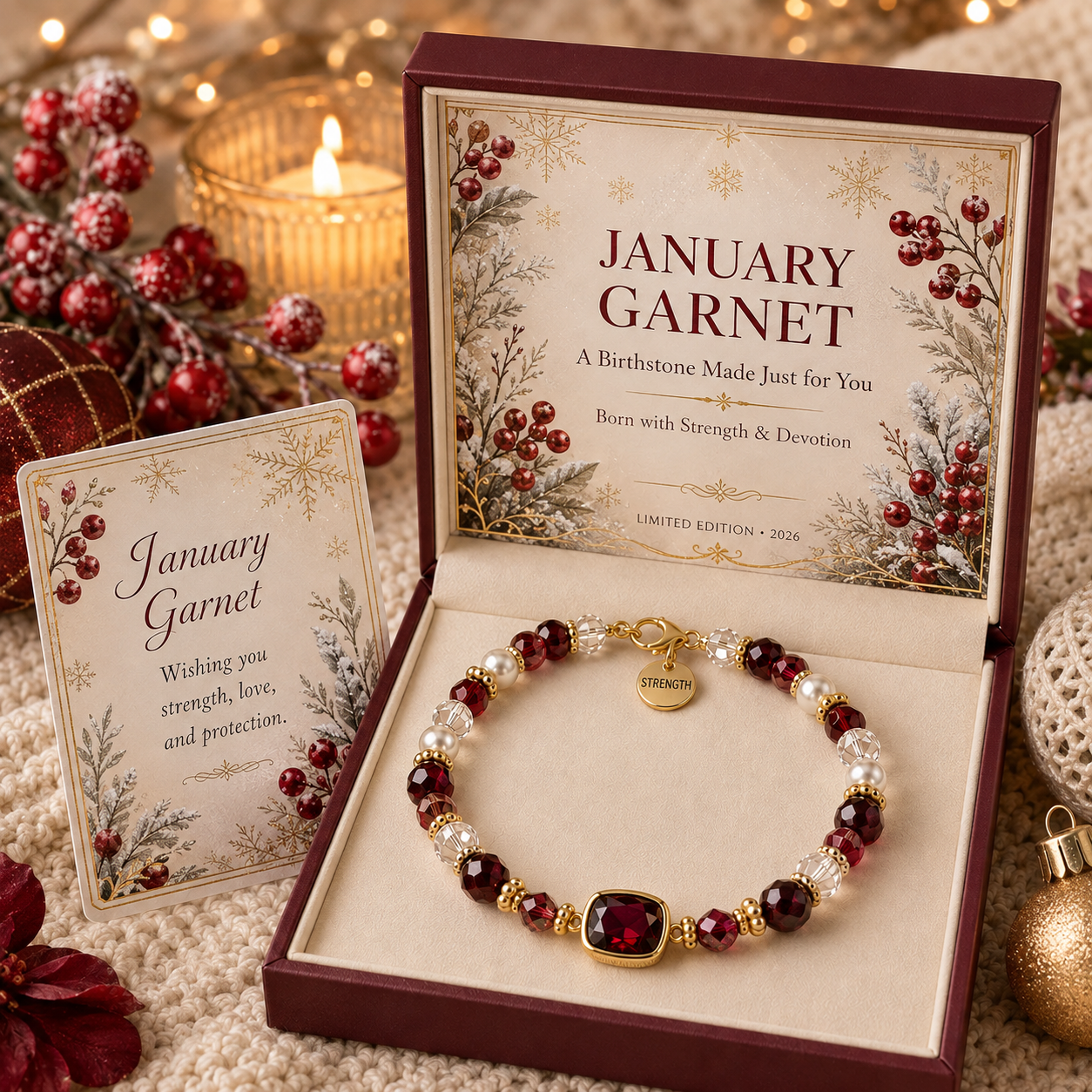 💎 Birthstone Meaning Bracelet | Limited Edition 2026