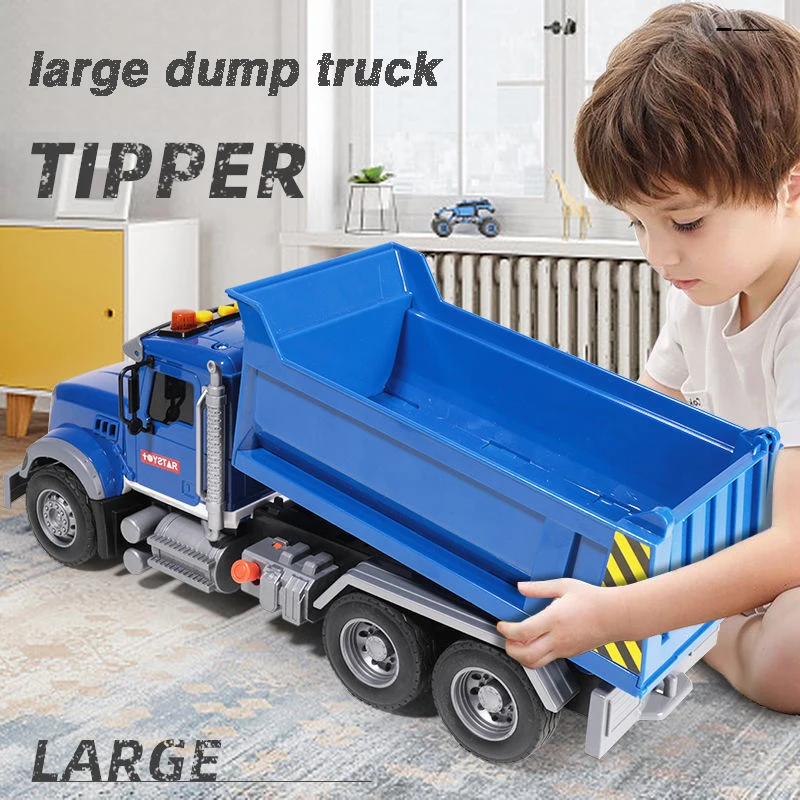 15" Large Kids Dump Truck with Lights and Music