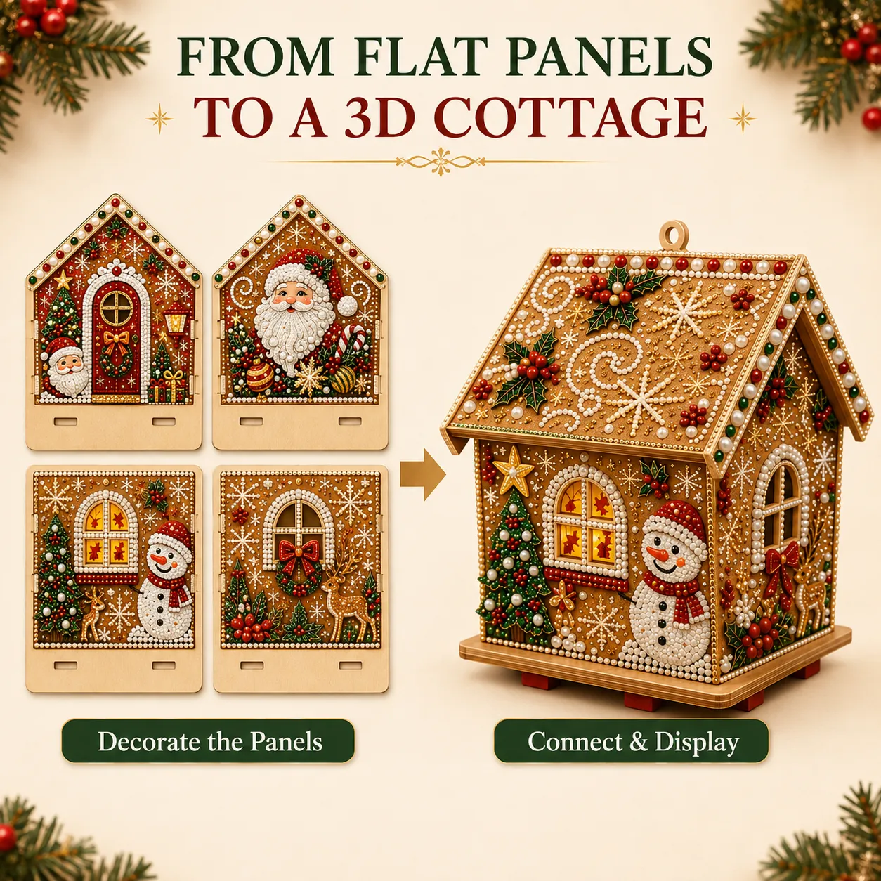 3D Cottage Assembly