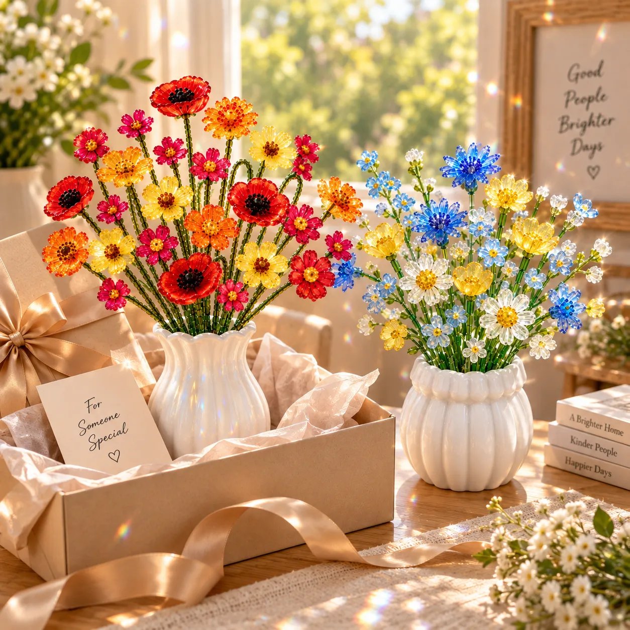 Handmade bouquet arrangement