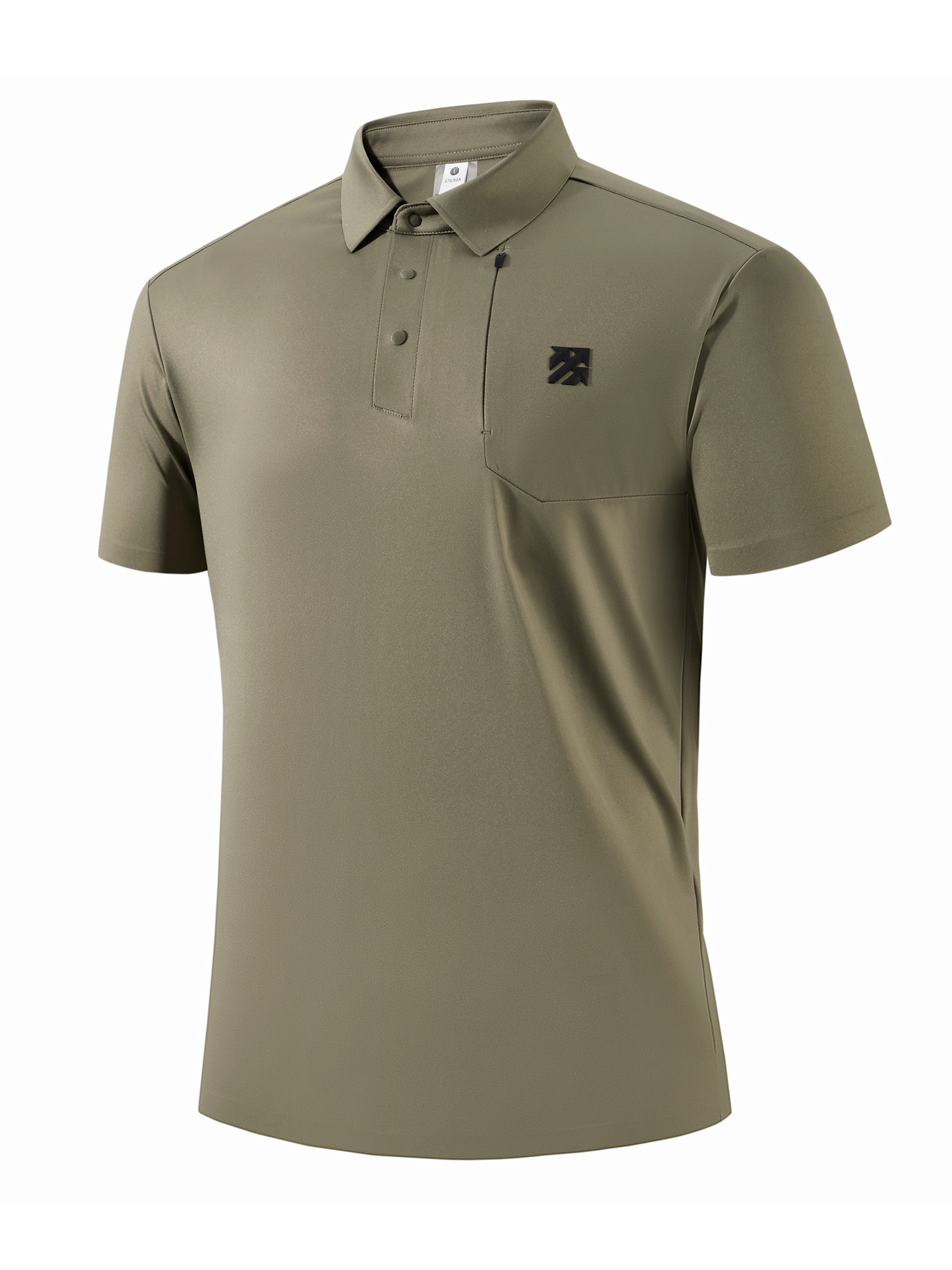 Senbwl Men's Ice Silk Roma Seamless Polo Shirts