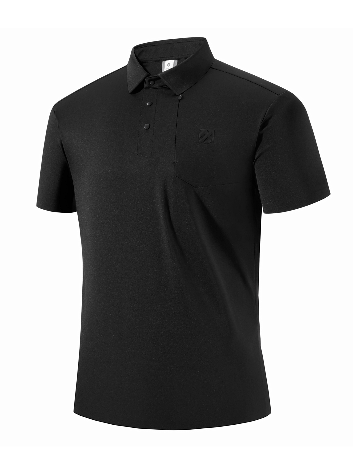 Senbwl Men's Ice Silk Roma Seamless Polo Shirts