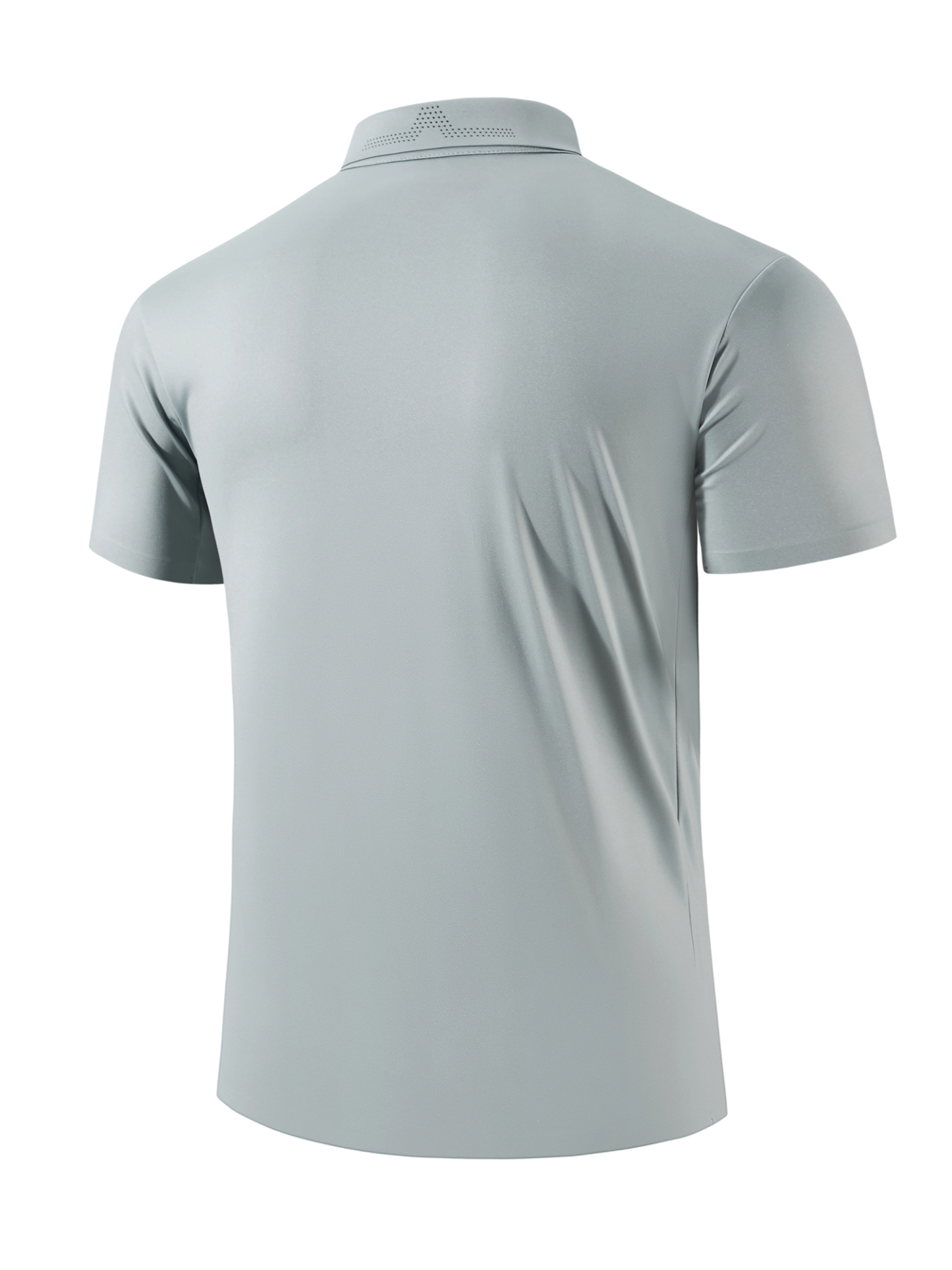 Senbwl Men's Ice Silk Roma Seamless Polo Shirts